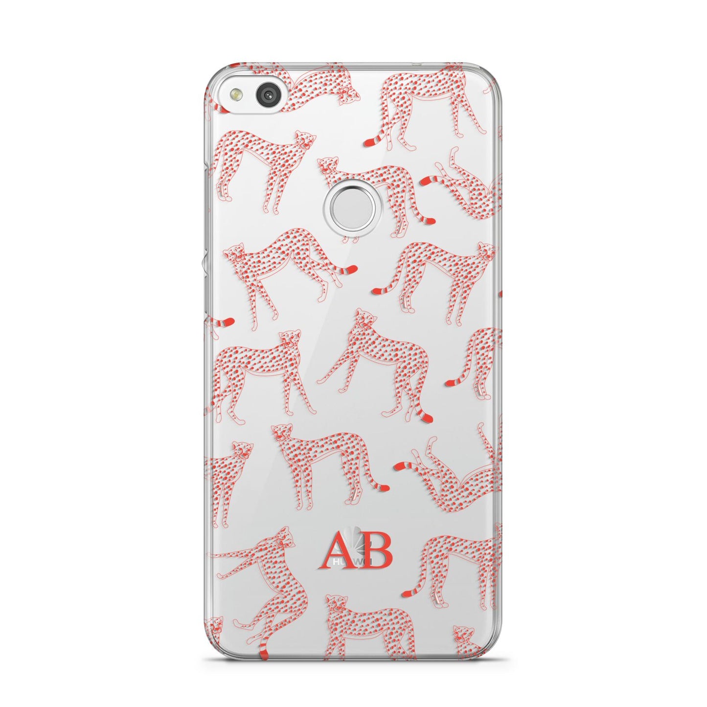 Personalised Pink Cheetah Huawei P8 Lite Case