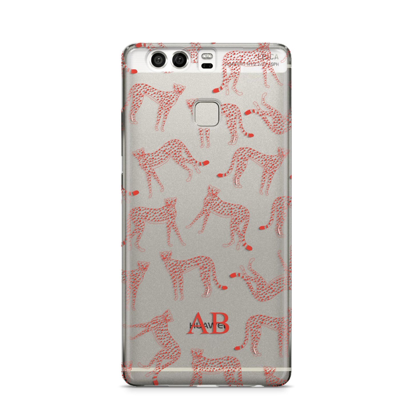 Personalised Pink Cheetah Huawei P9 Case