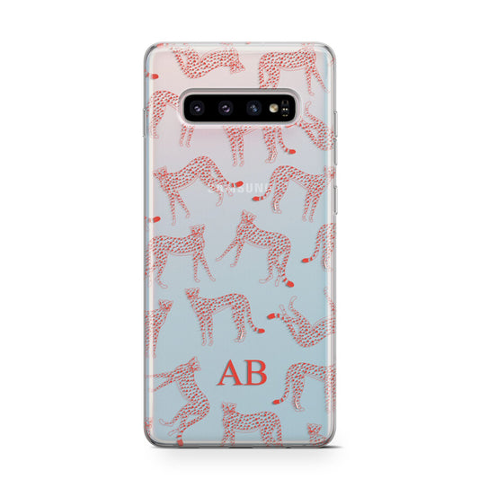 Personalised Pink Cheetah Protective Samsung Galaxy Case