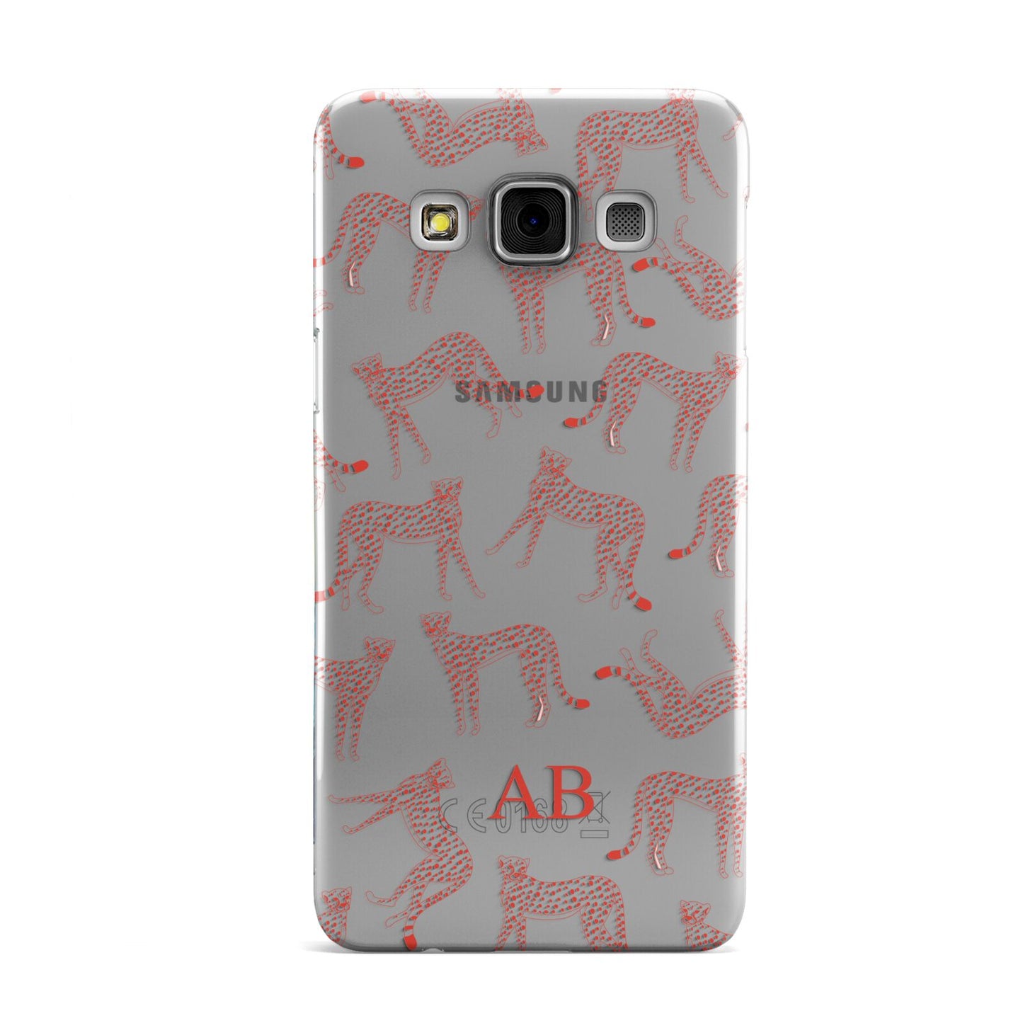 Personalised Pink Cheetah Samsung Galaxy A3 Case