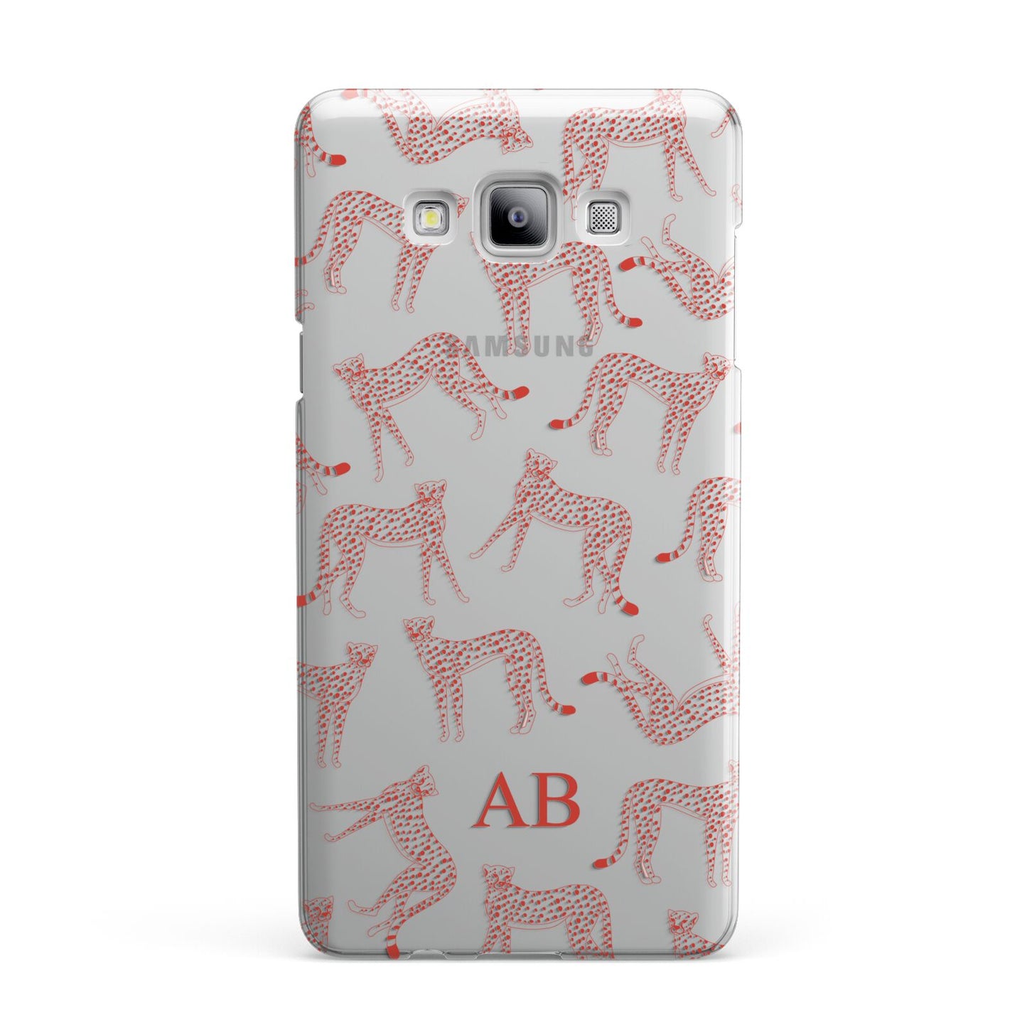 Personalised Pink Cheetah Samsung Galaxy A7 2015 Case