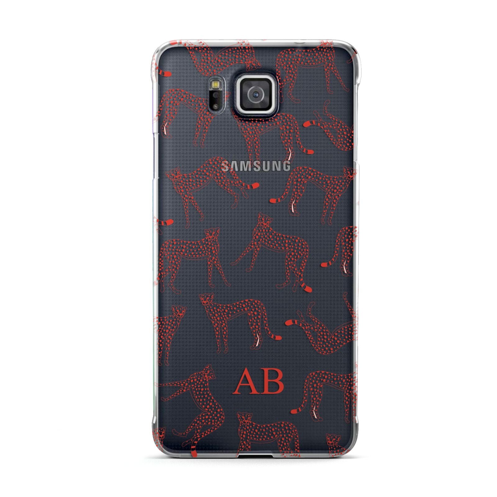 Personalised Pink Cheetah Samsung Galaxy Alpha Case