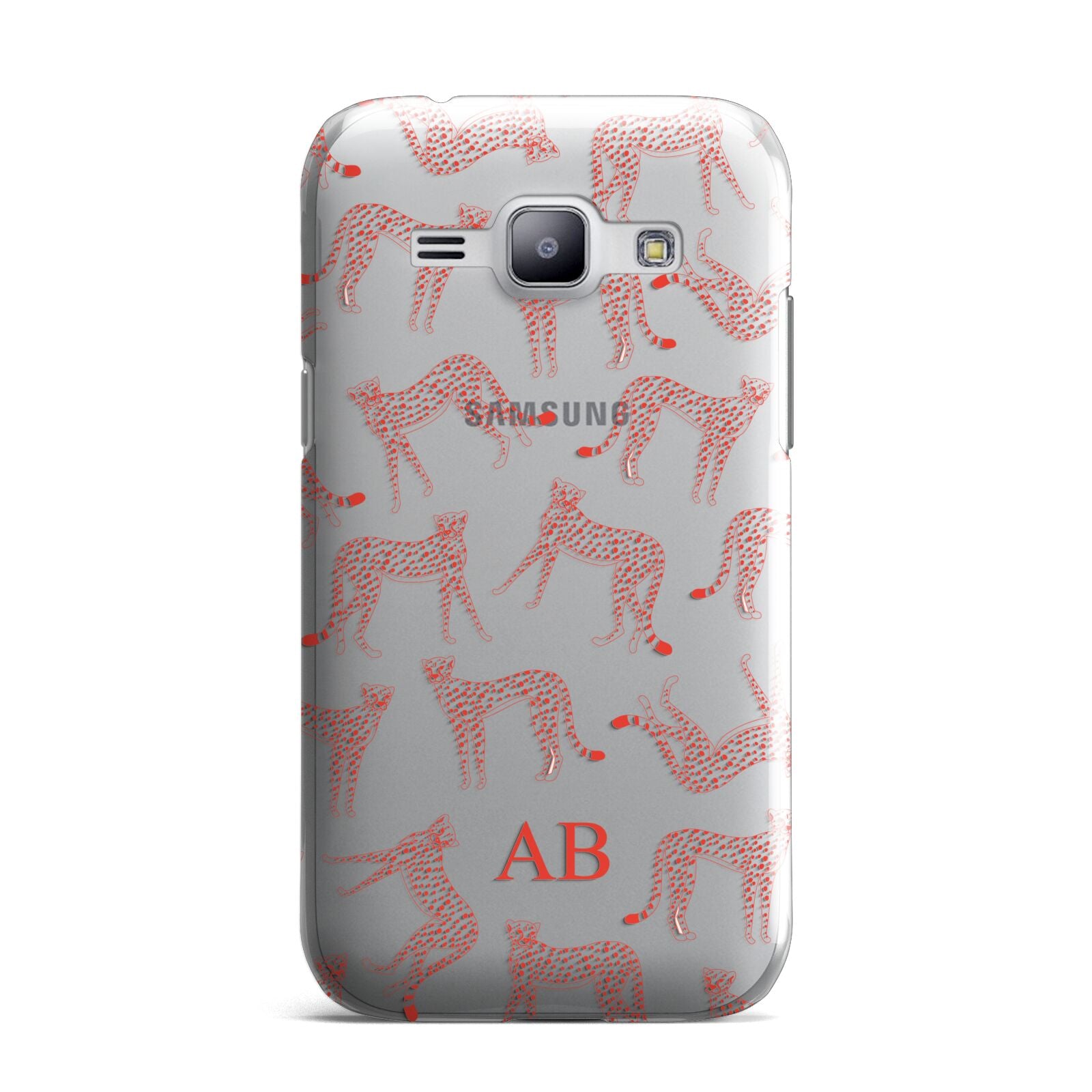 Personalised Pink Cheetah Samsung Galaxy J1 2015 Case