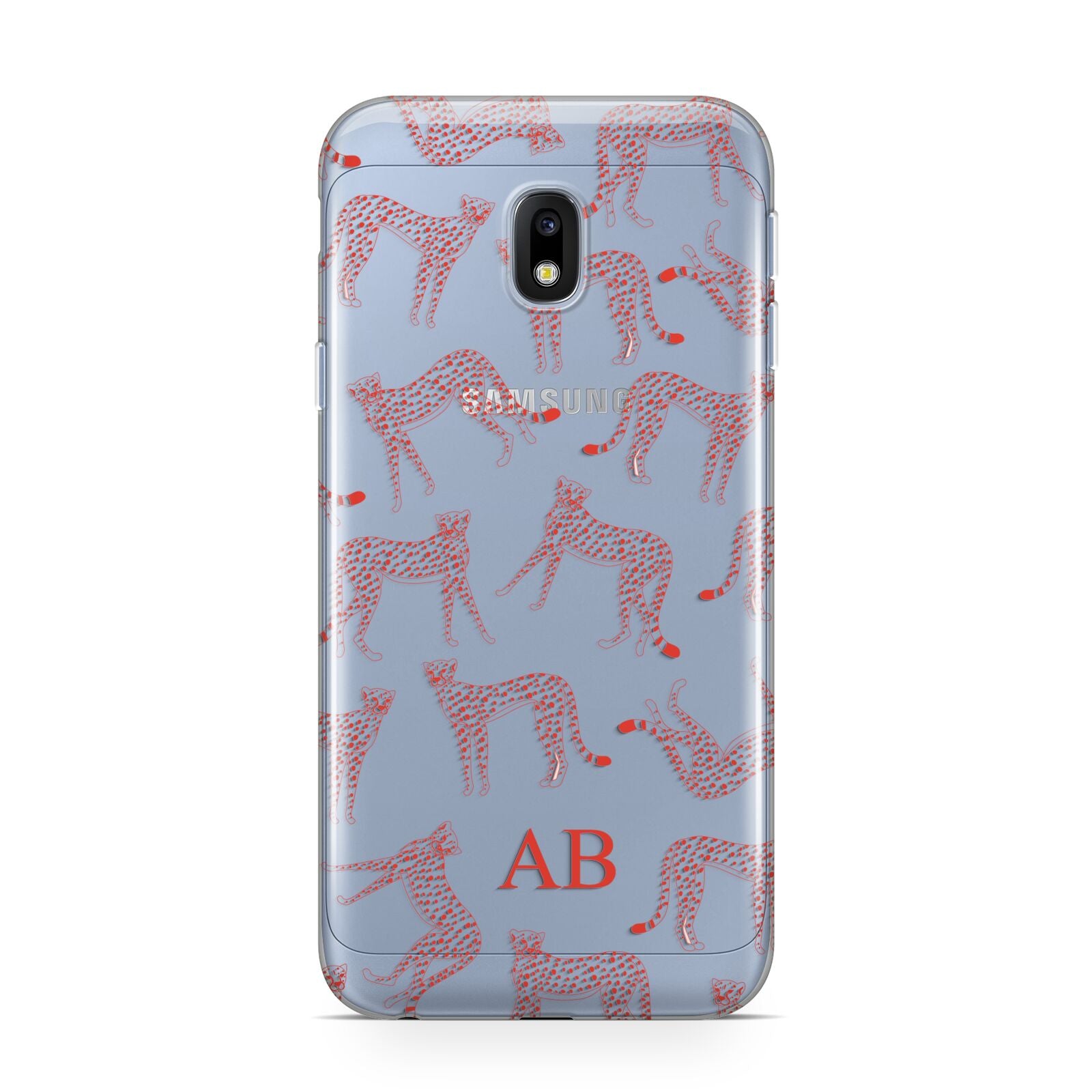 Personalised Pink Cheetah Samsung Galaxy J3 2017 Case