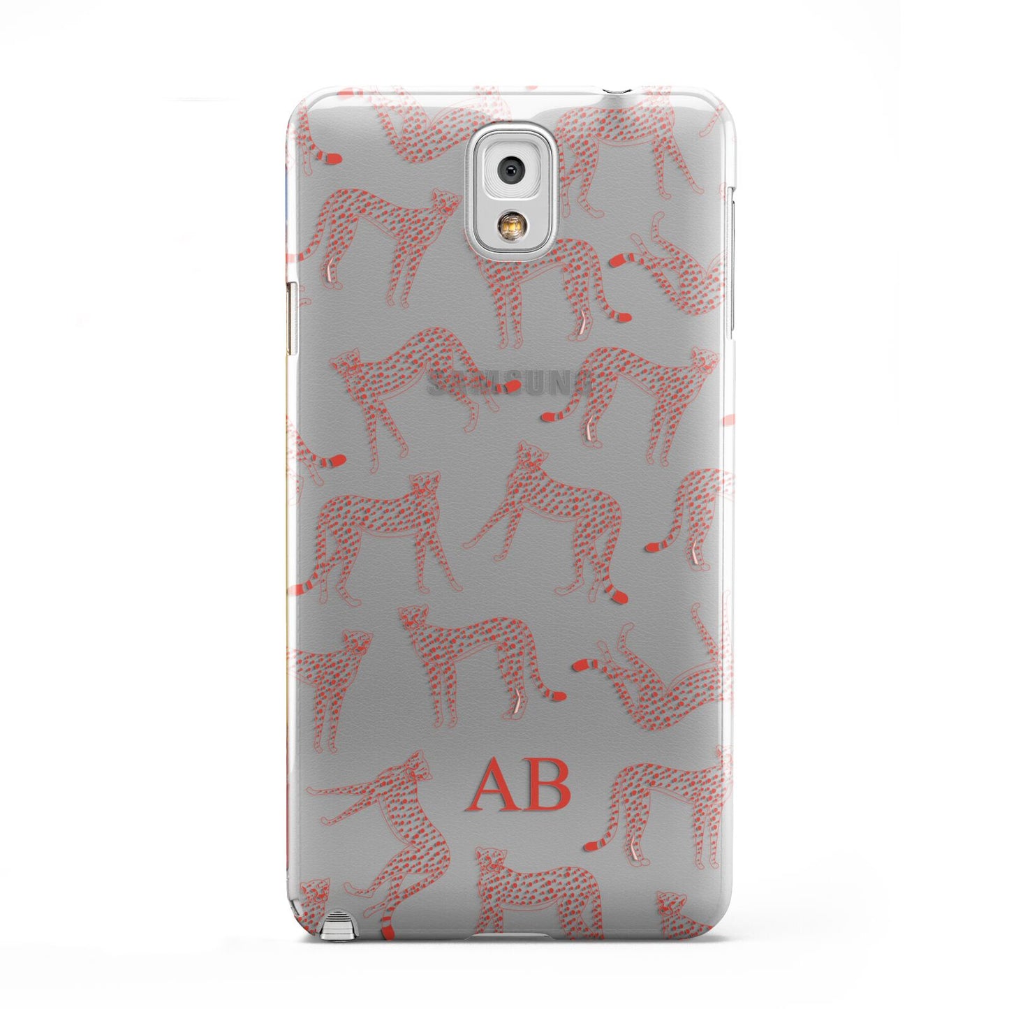 Personalised Pink Cheetah Samsung Galaxy Note 3 Case