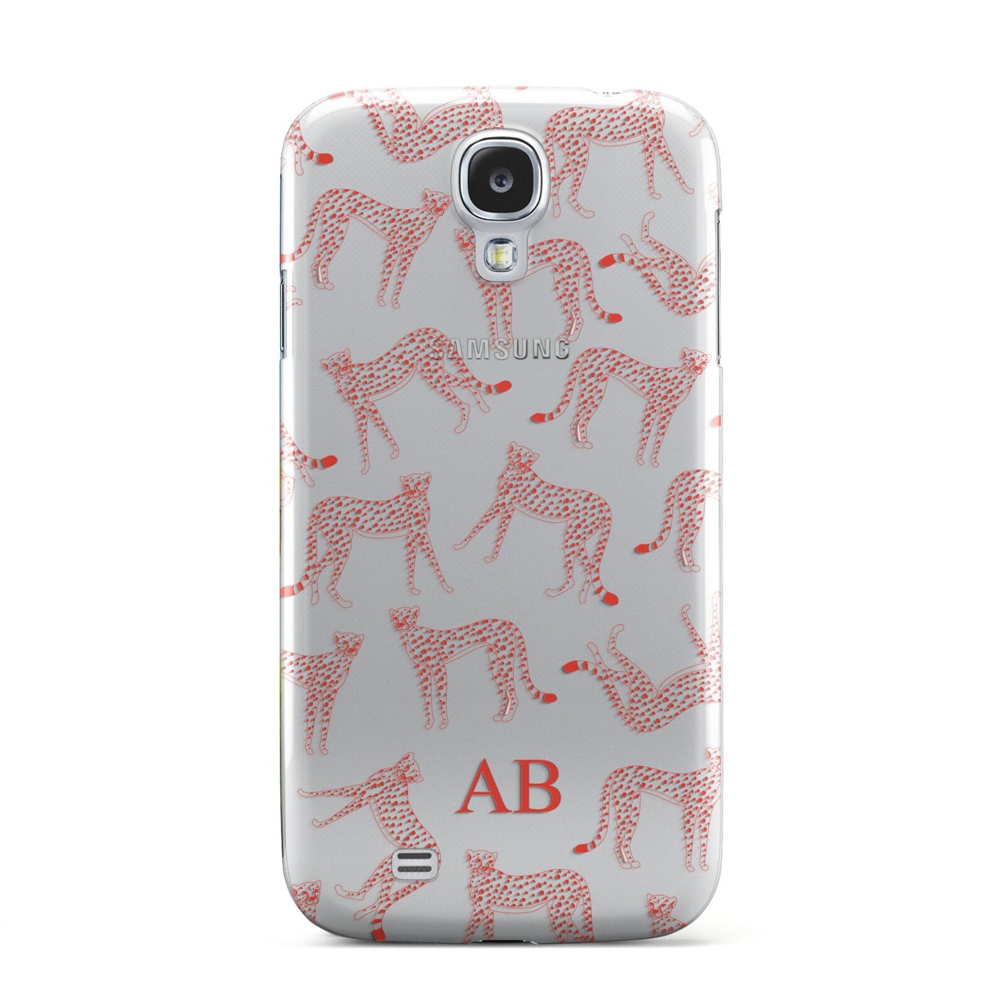 Personalised Pink Cheetah Samsung Galaxy S4 Case