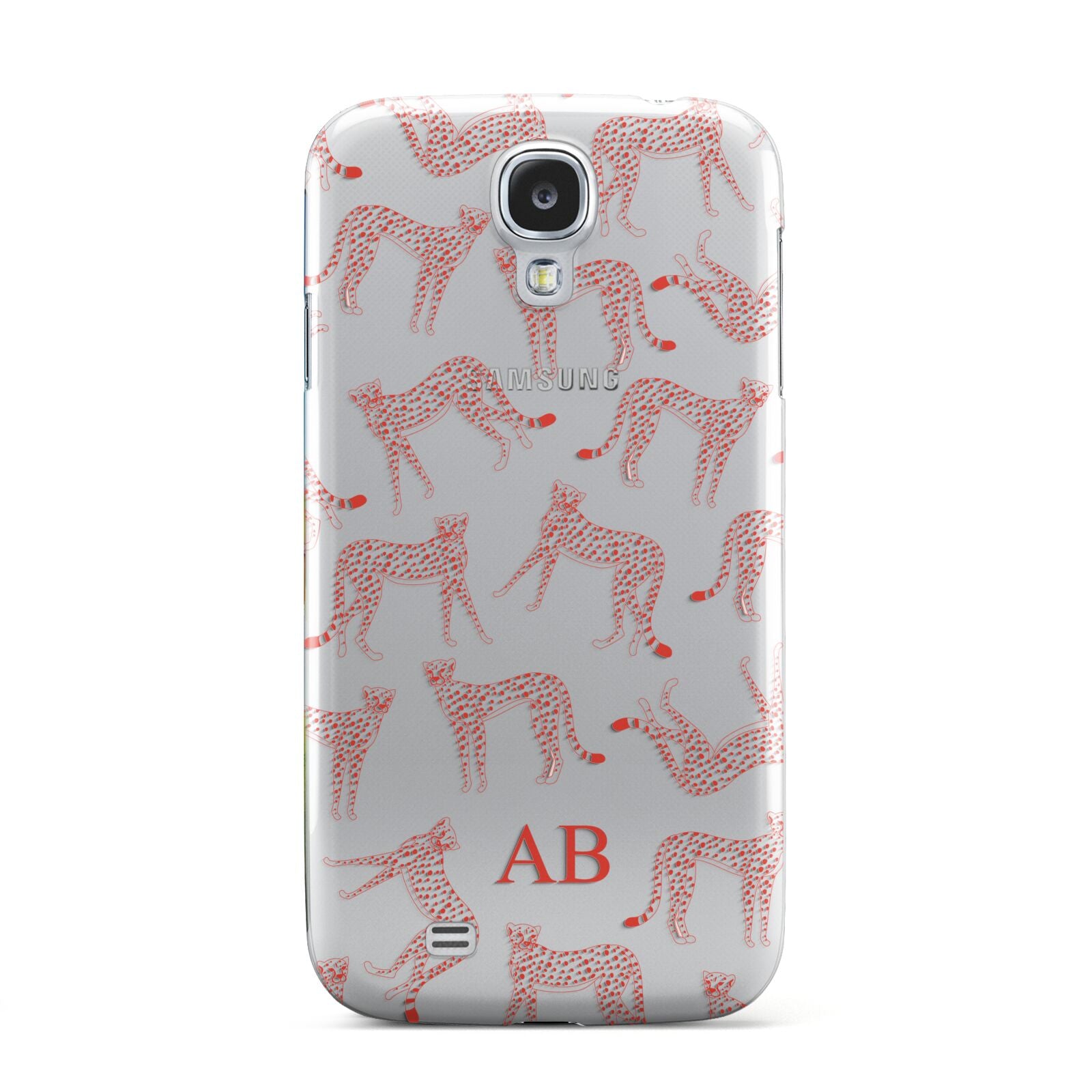 Personalised Pink Cheetah Samsung Galaxy S4 Case