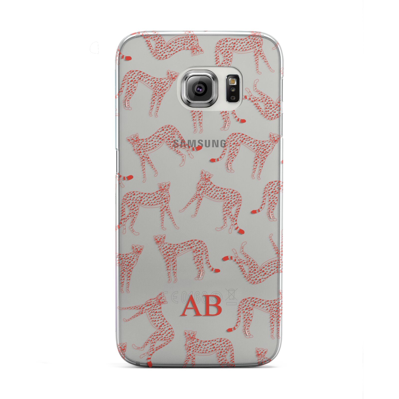 Personalised Pink Cheetah Samsung Galaxy S6 Edge Case