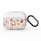Personalised Pink Christmas Theme AirPods Pro Glitter Case