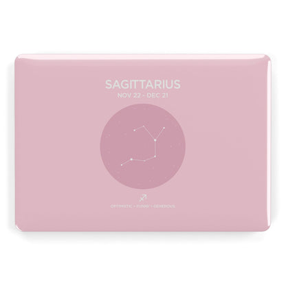 Personalised Pink Constellation Zodiac Sign Apple MacBook Case