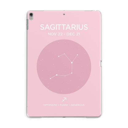 Personalised Pink Constellation Zodiac Sign Apple iPad Silver Case