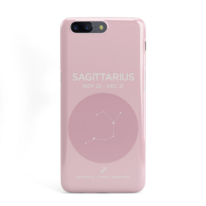 Personalised Pink Constellation Zodiac Sign OnePlus Case