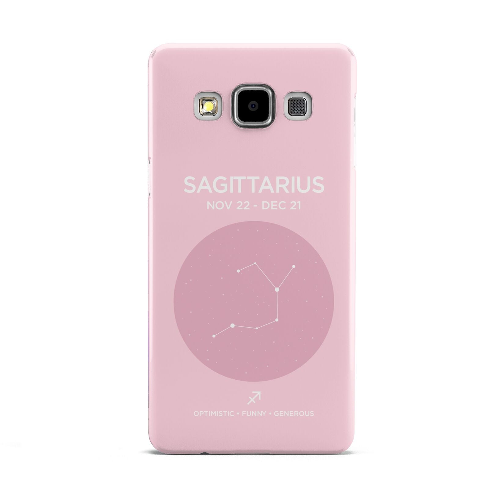 Personalised Pink Constellation Zodiac Sign Samsung Galaxy A5 Case