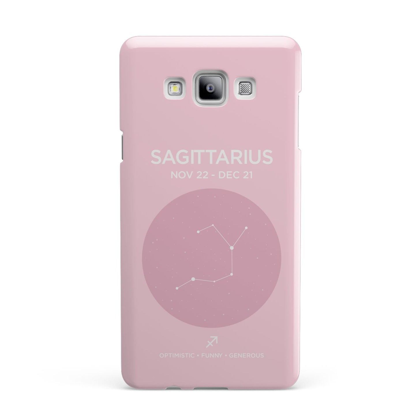 Personalised Pink Constellation Zodiac Sign Samsung Galaxy A7 2015 Case