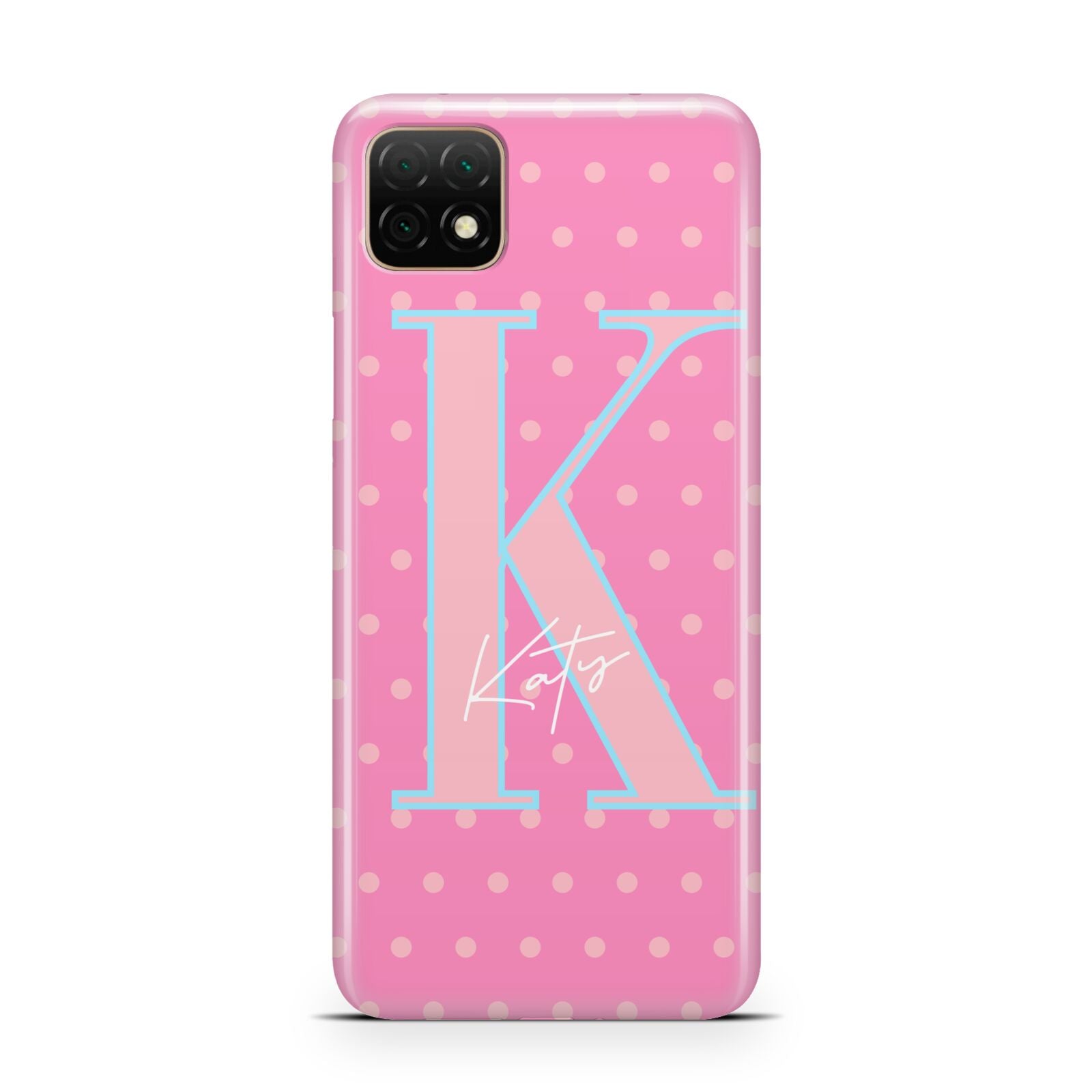 Personalised Pink Dots Huawei Enjoy 20 Phone Case