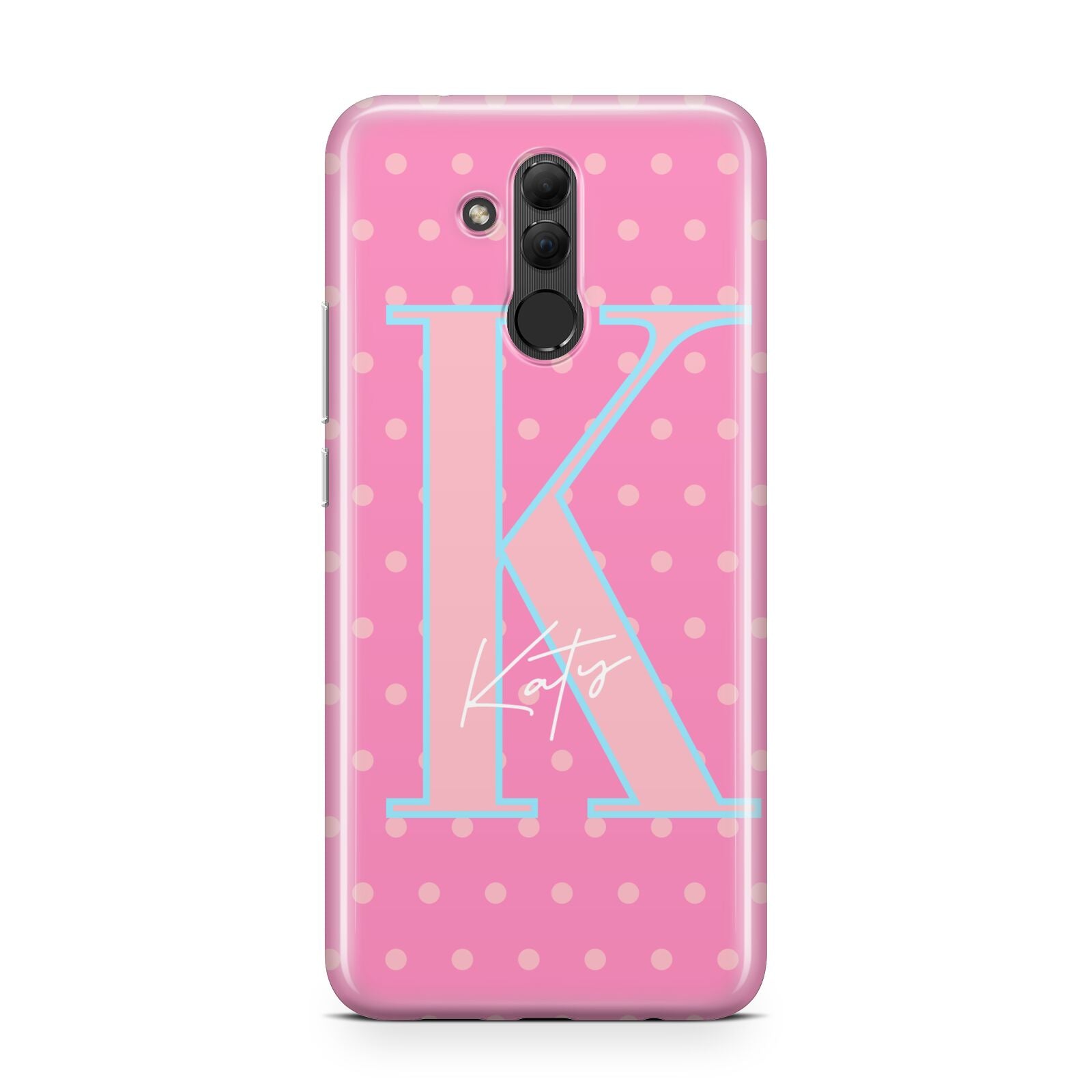 Personalised Pink Dots Huawei Mate 20 Lite