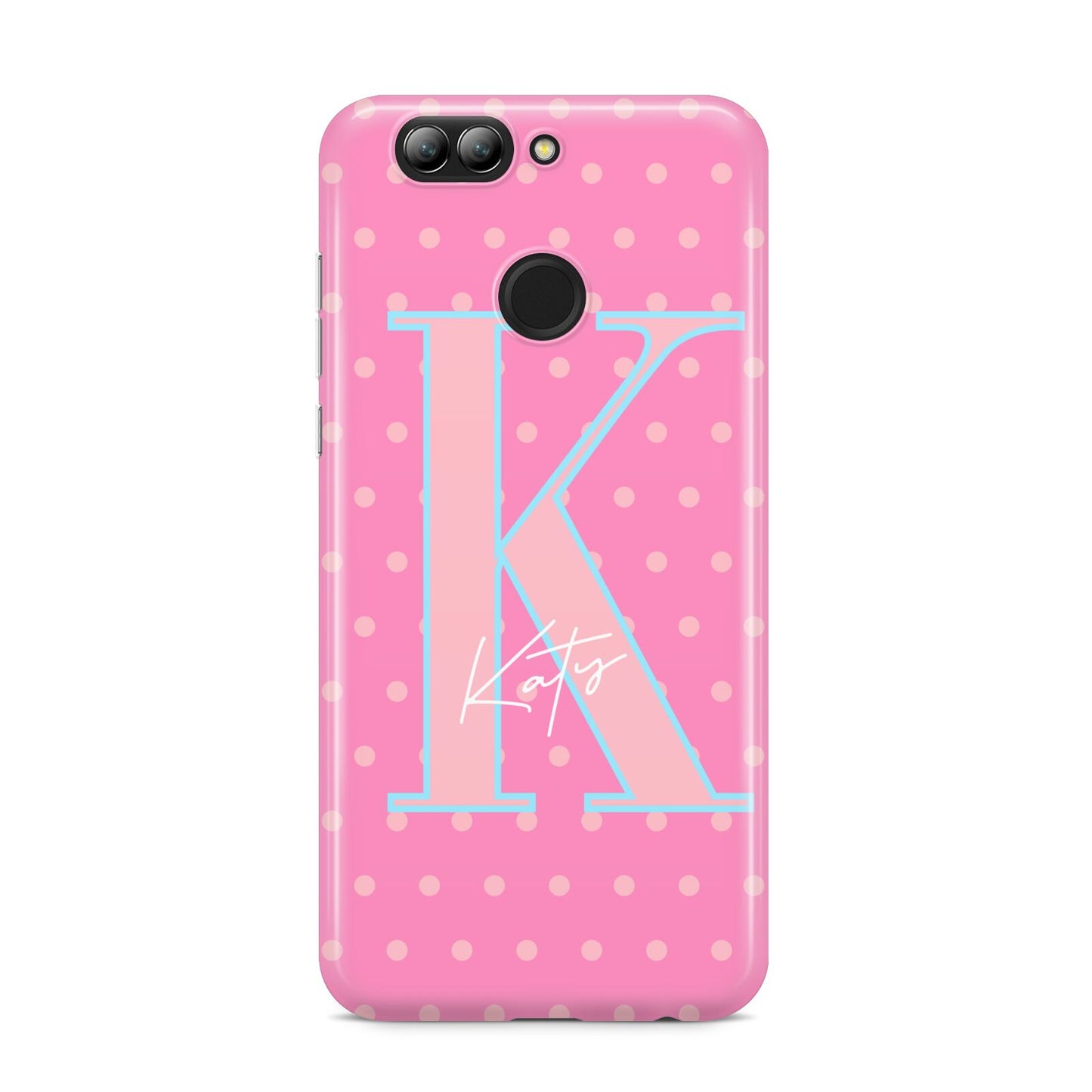 Personalised Pink Dots Huawei Nova 2s Phone Case