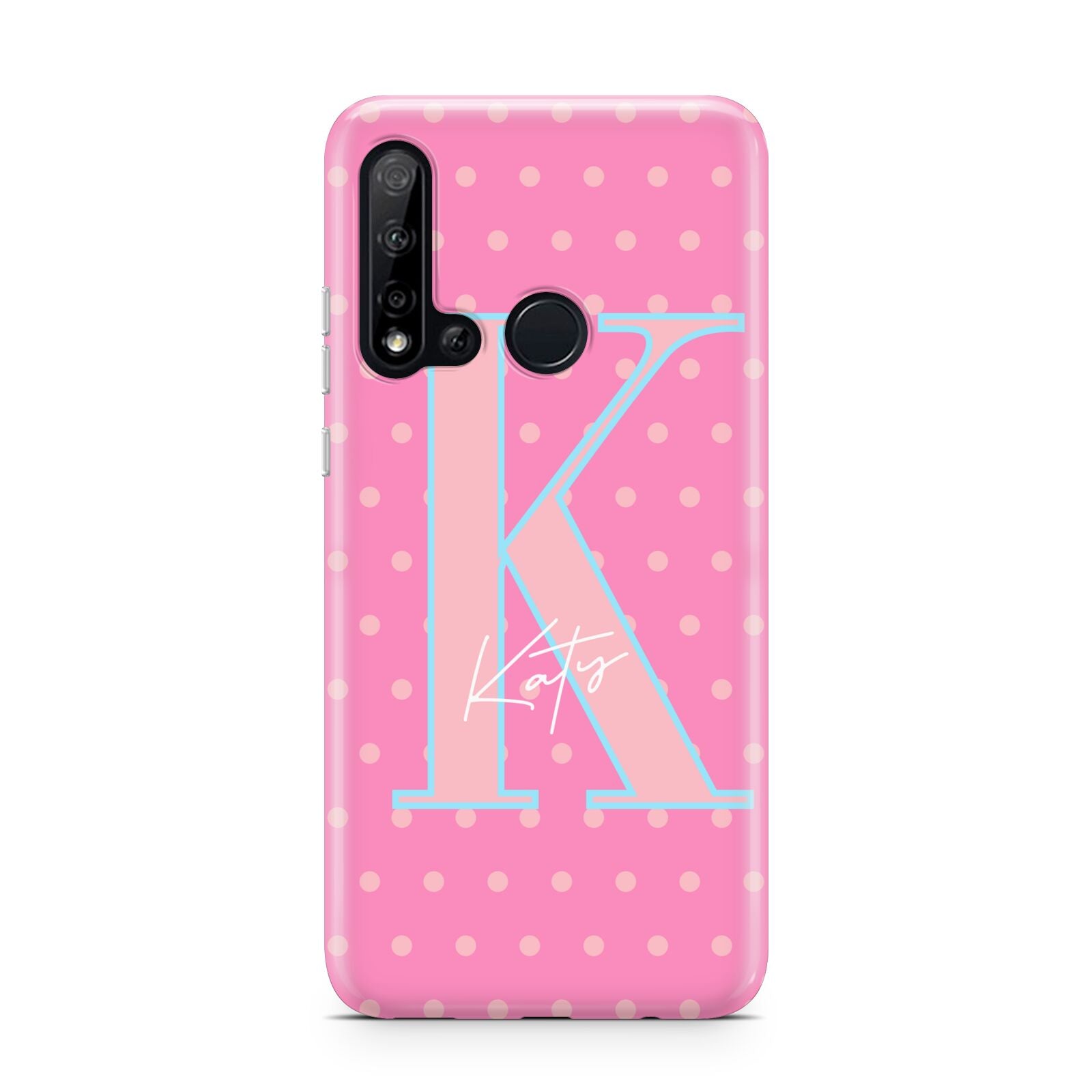 Personalised Pink Dots Huawei P20 Lite 5G Phone Case