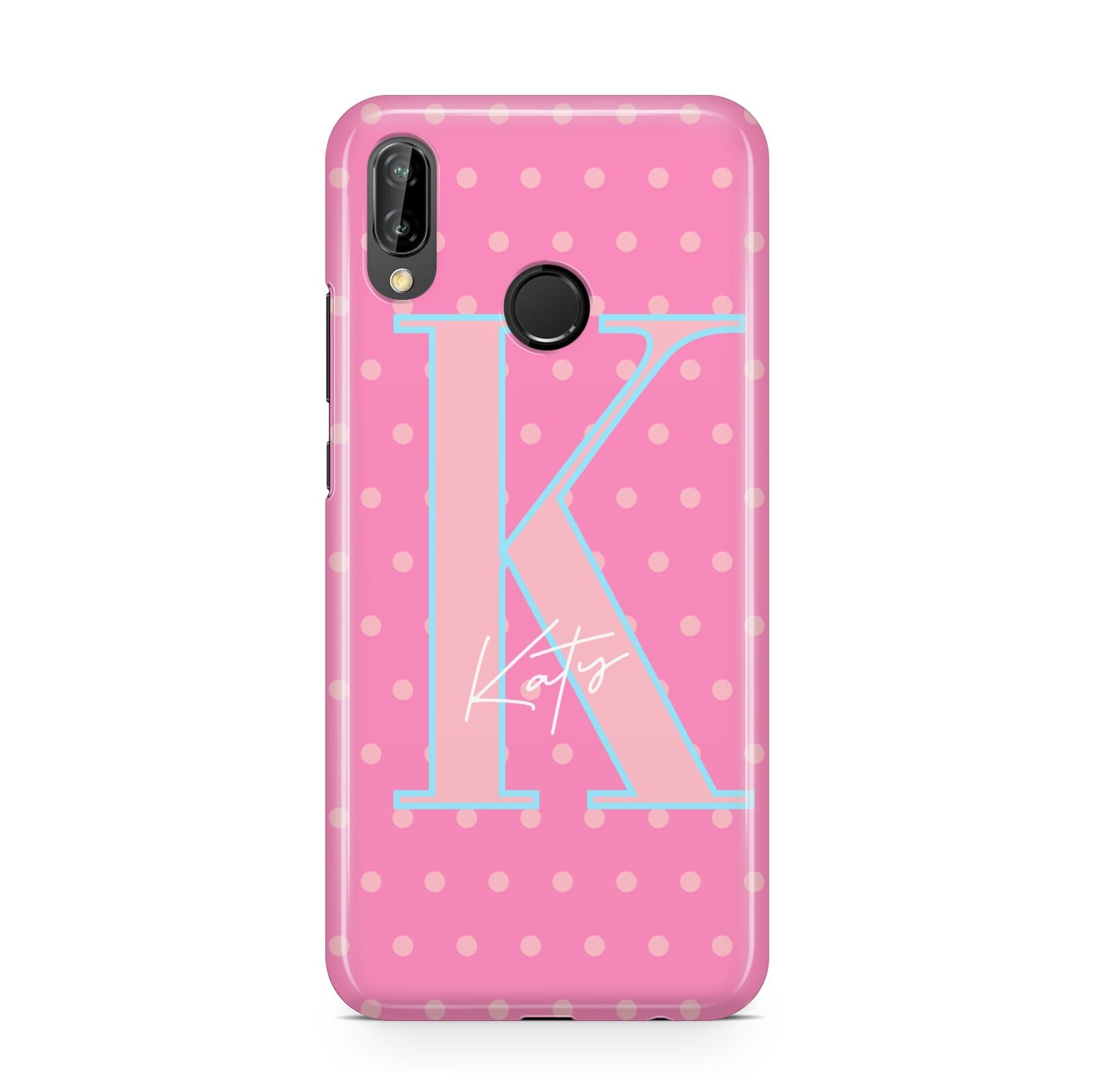 Personalised Pink Dots Huawei P20 Lite Phone Case