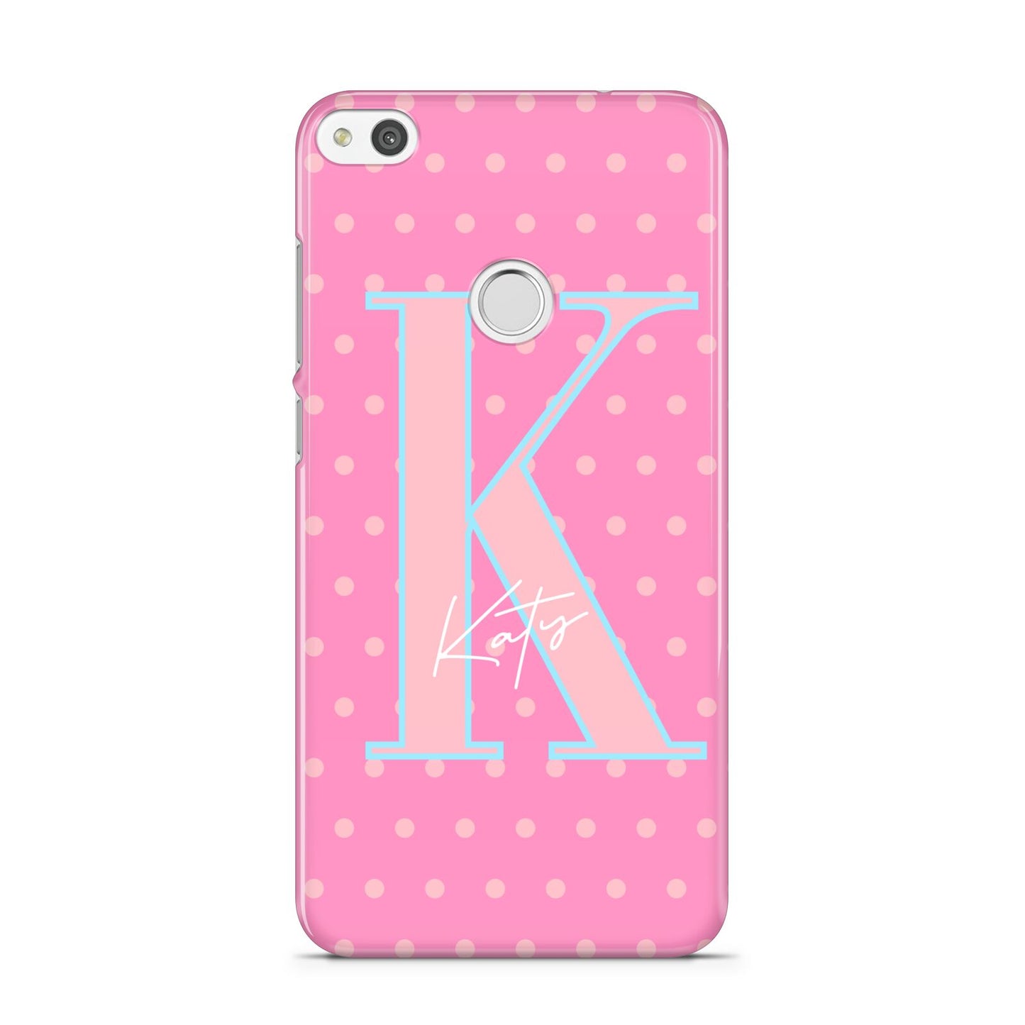 Personalised Pink Dots Huawei P8 Lite Case