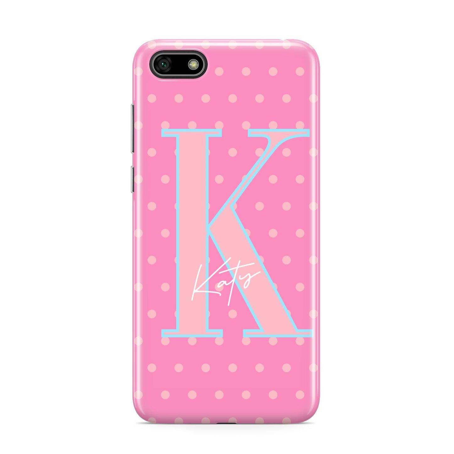 Personalised Pink Dots Huawei Y5 Prime 2018 Phone Case