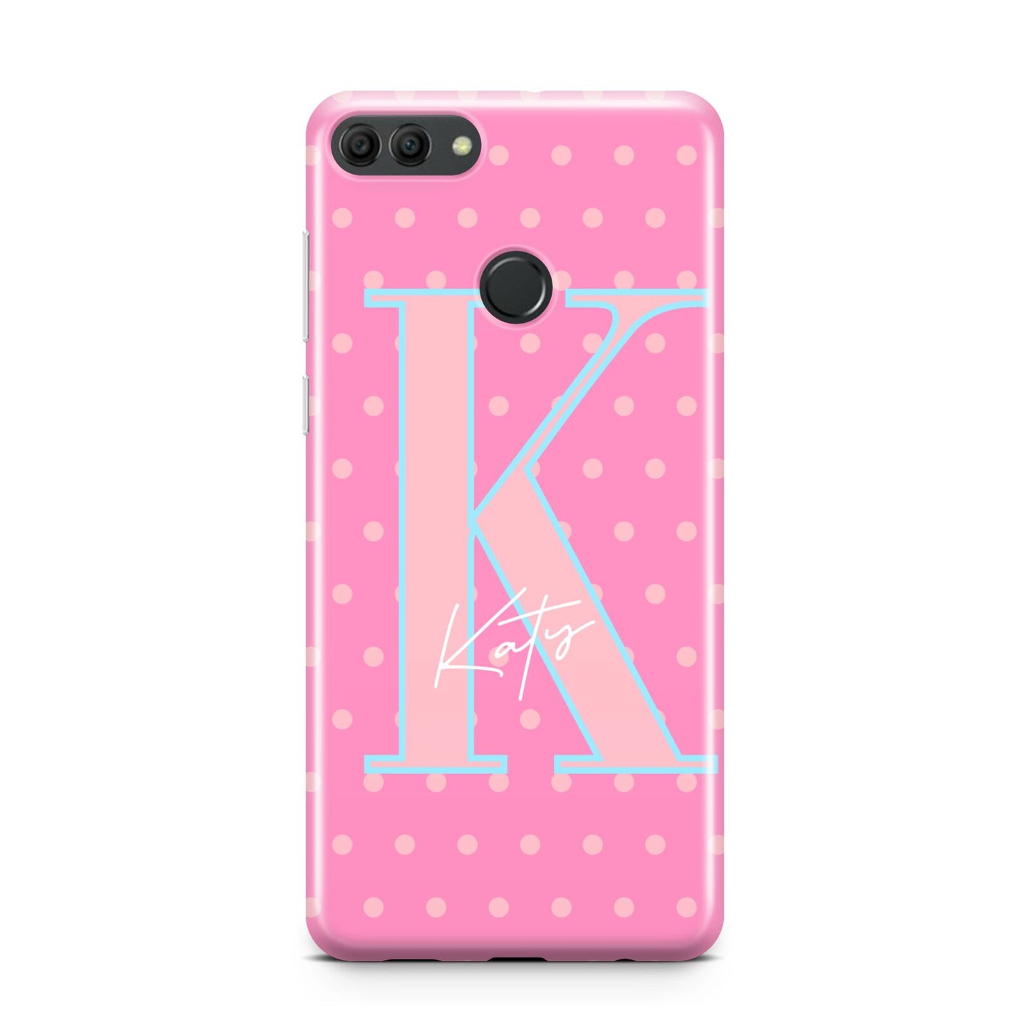 Personalised Pink Dots Huawei Y9 2018