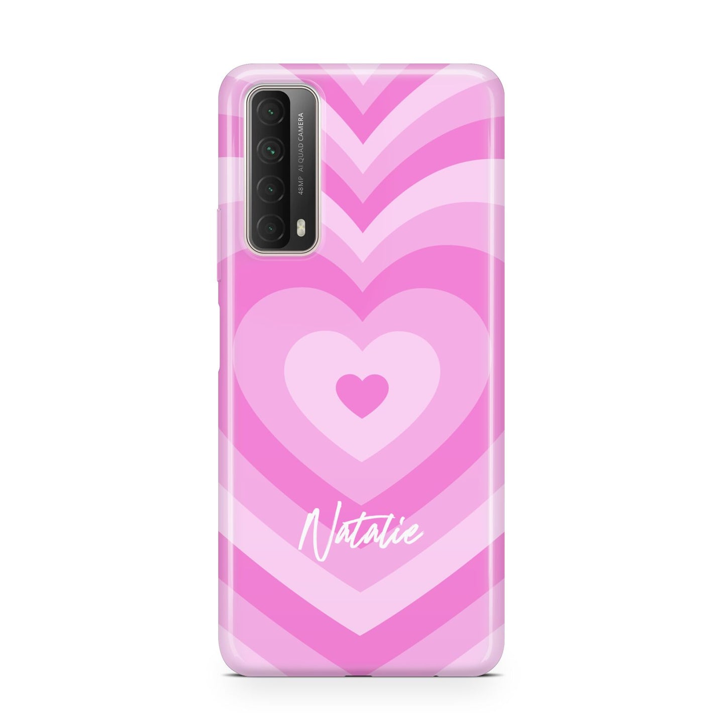 Personalised Pink Heart Huawei P Smart 2021