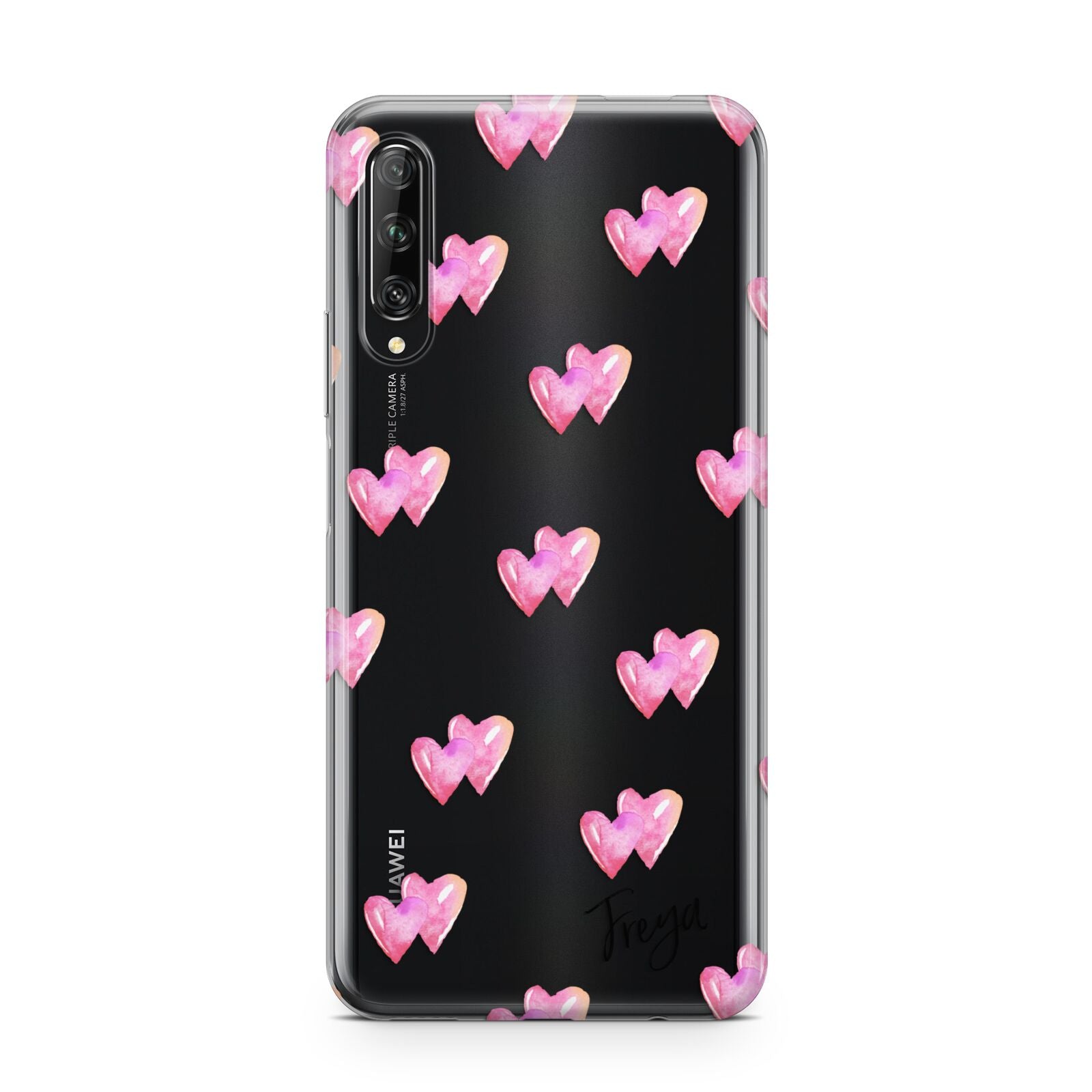 Personalised Pink Hearts Huawei P Smart Pro 2019