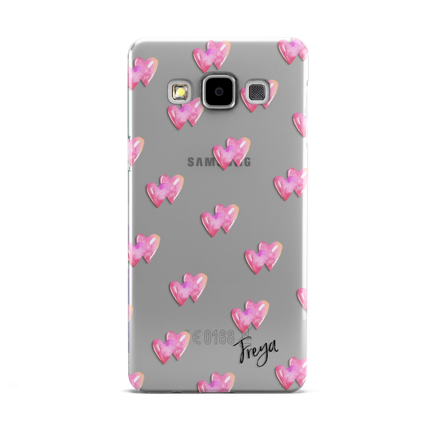 Personalised Pink Hearts Samsung Galaxy A5 Case