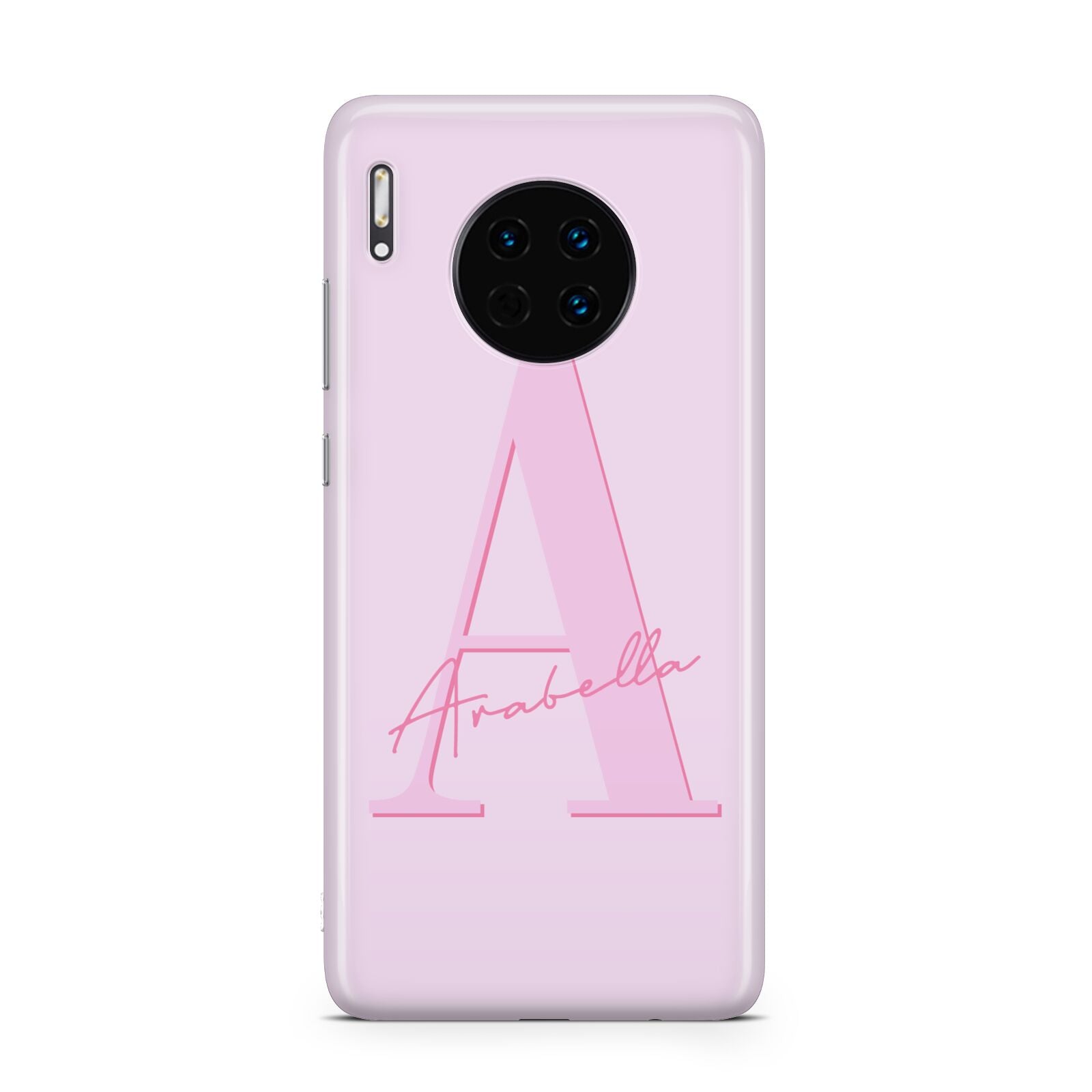 Personalised Pink Initial Huawei Mate 30