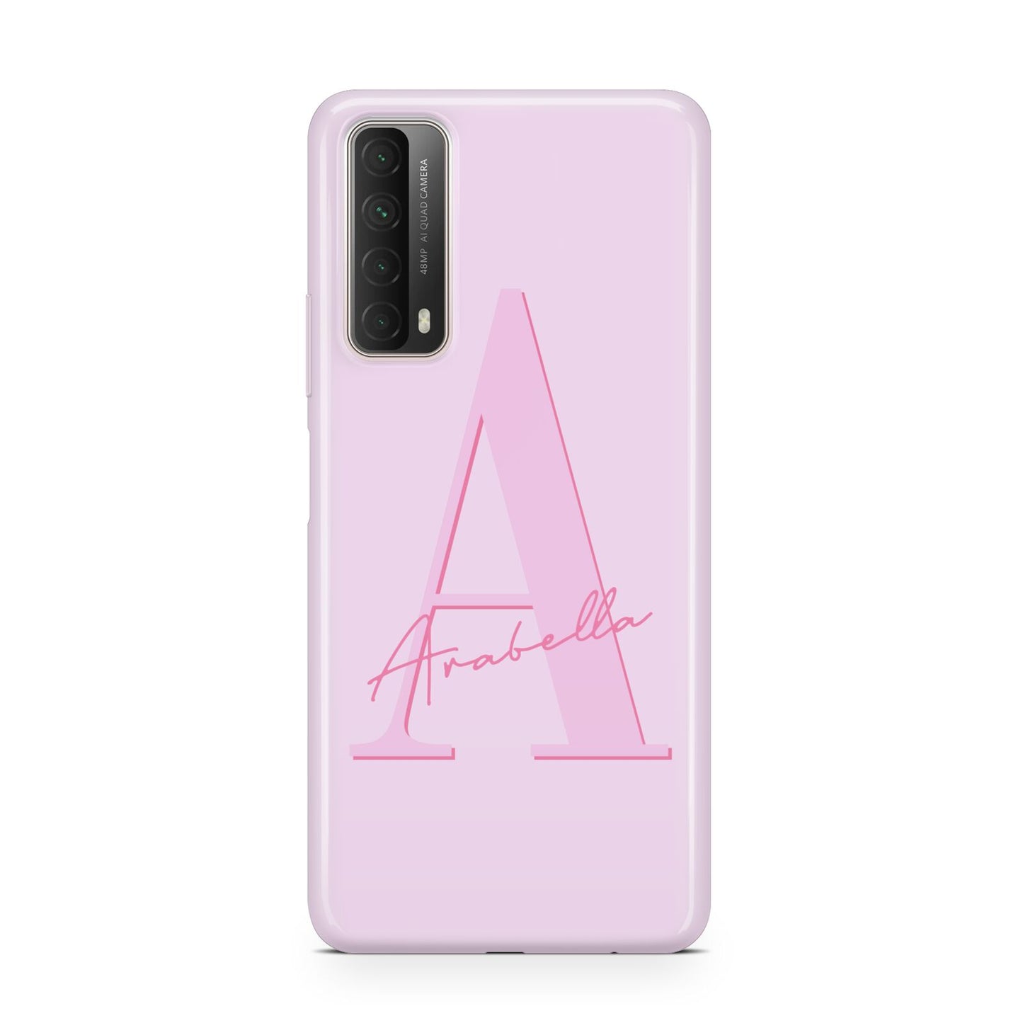 Personalised Pink Initial Huawei P Smart 2021