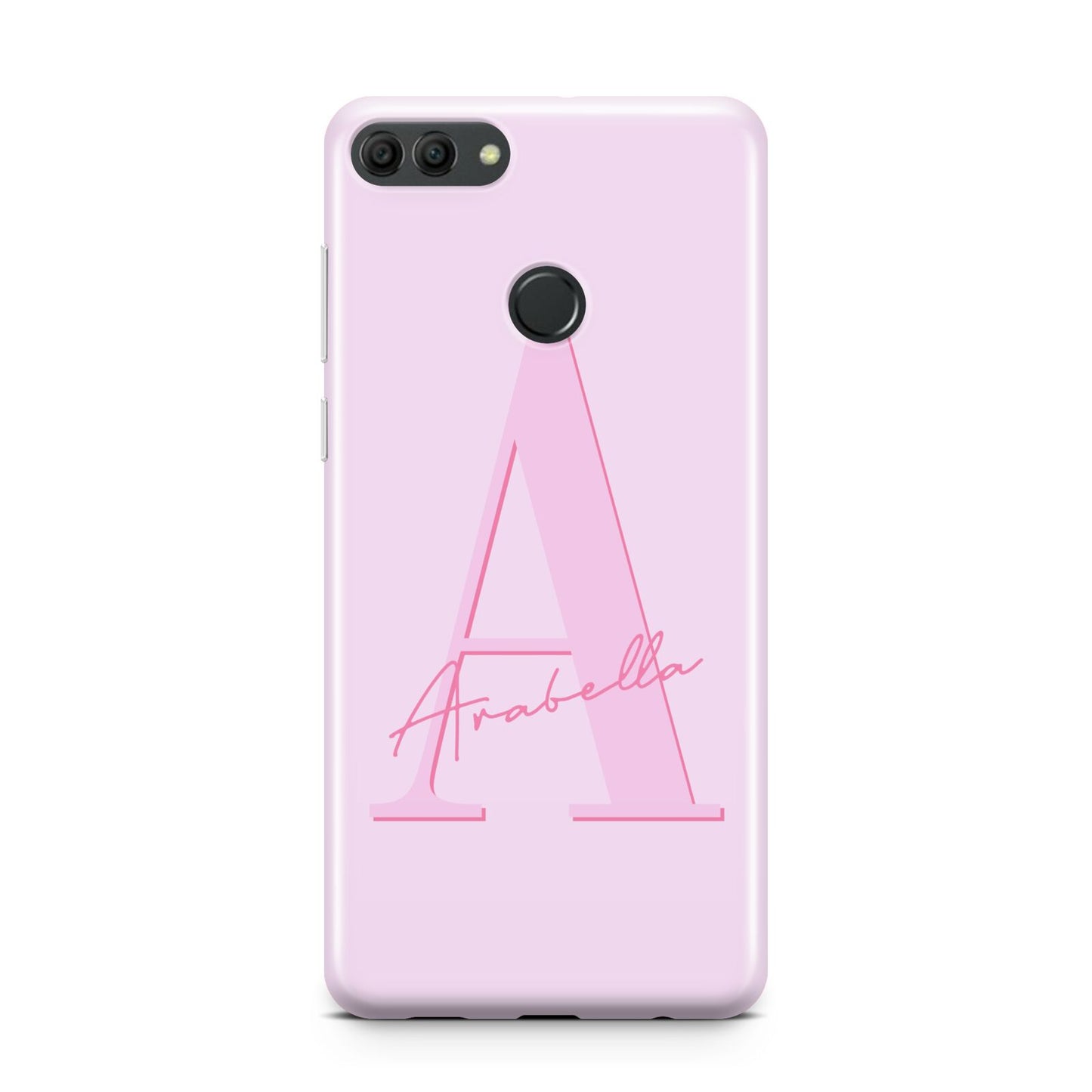 Personalised Pink Initial Huawei Y9 2018