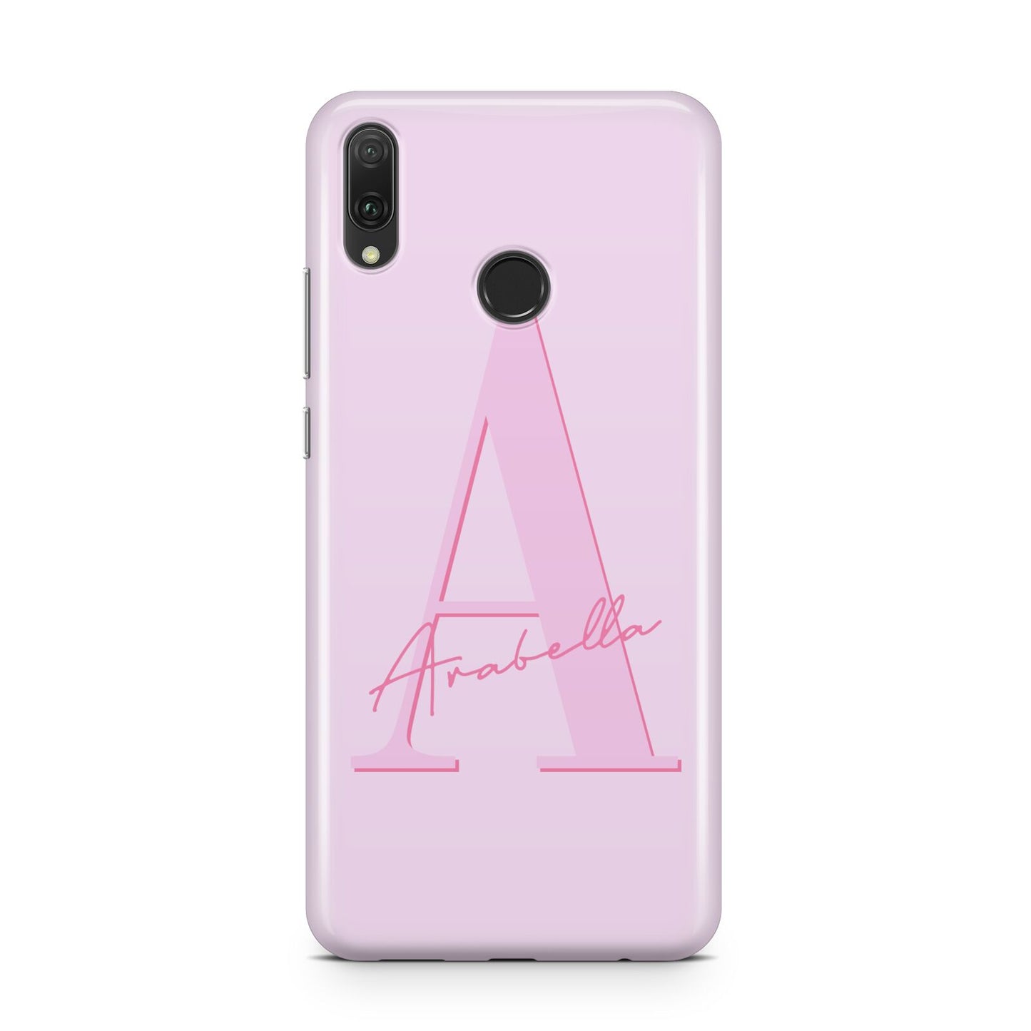 Personalised Pink Initial Huawei Y9 2019