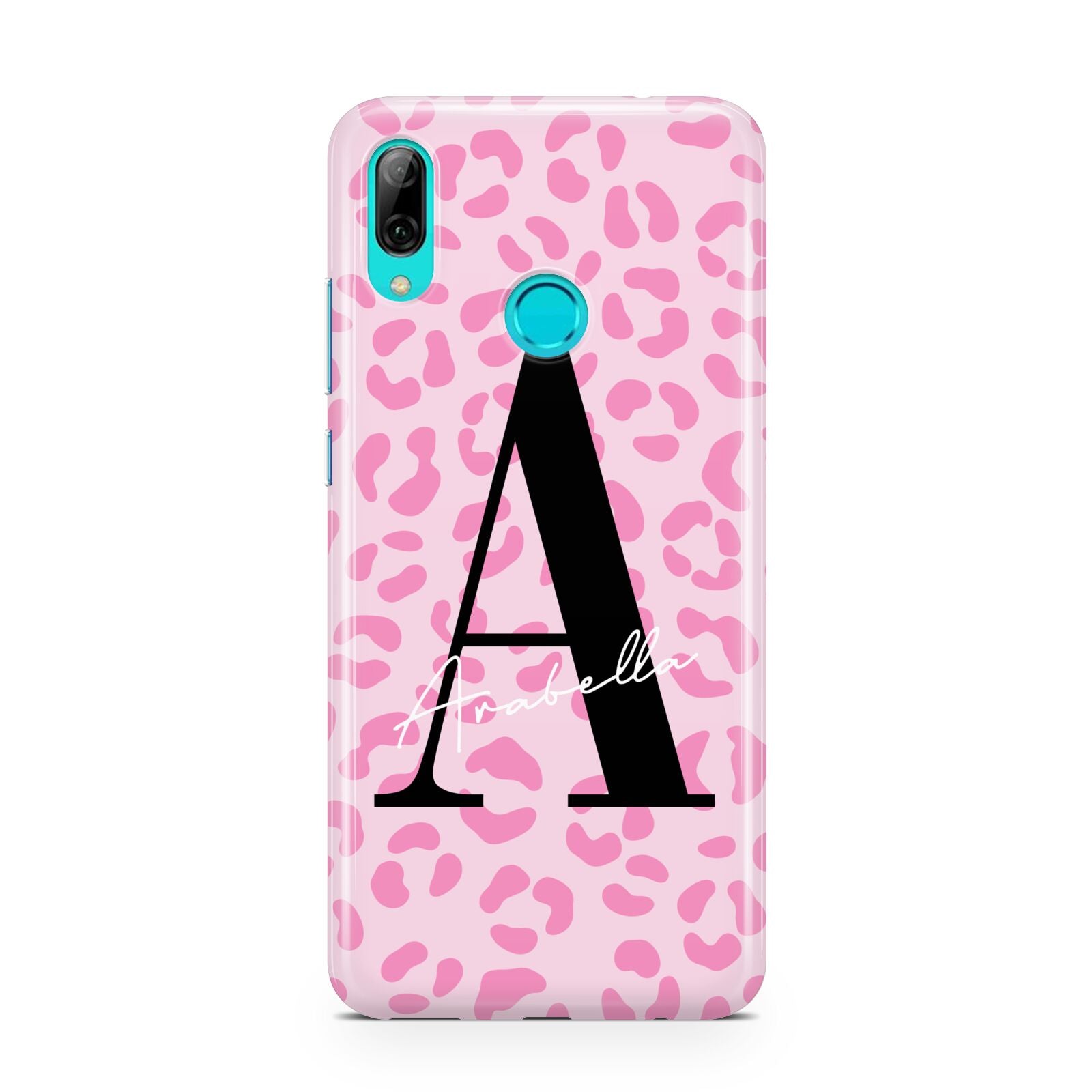 Personalised Pink Leopard Print Huawei P Smart 2019 Case