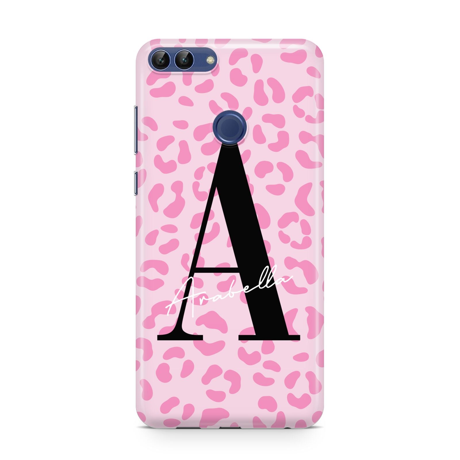 Personalised Pink Leopard Print Huawei P Smart Case