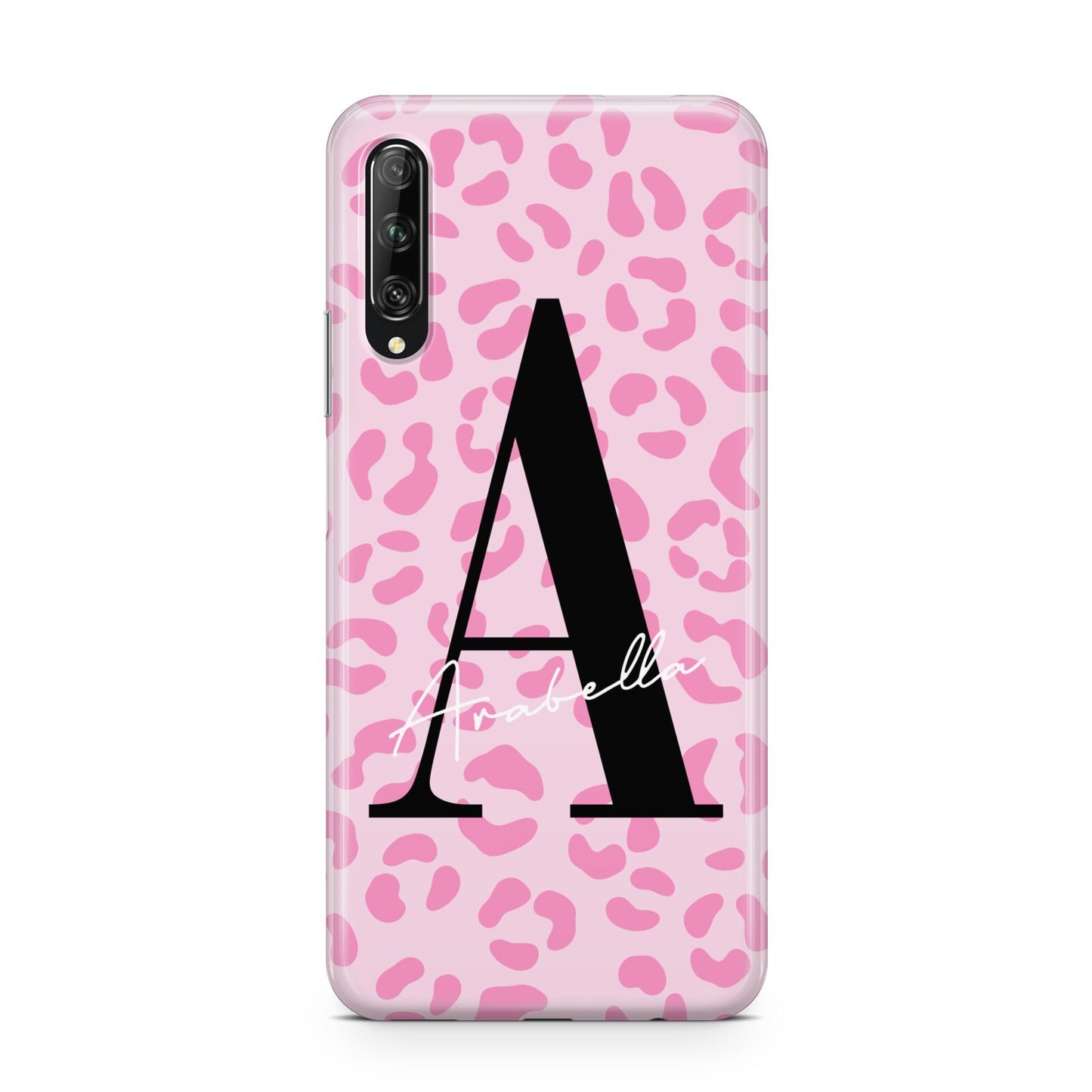 Personalised Pink Leopard Print Huawei P Smart Pro 2019