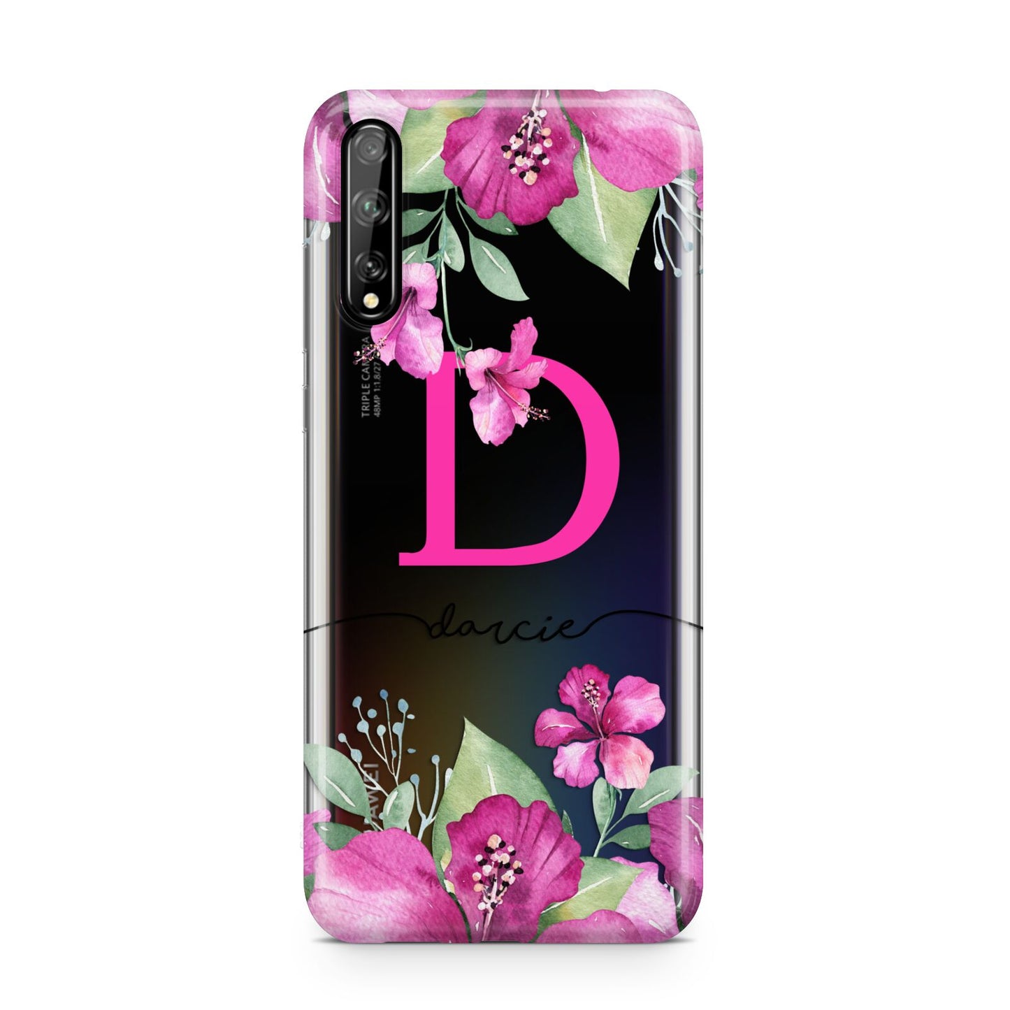 Personalised Pink Lilies Huawei Enjoy 10s Phone Case