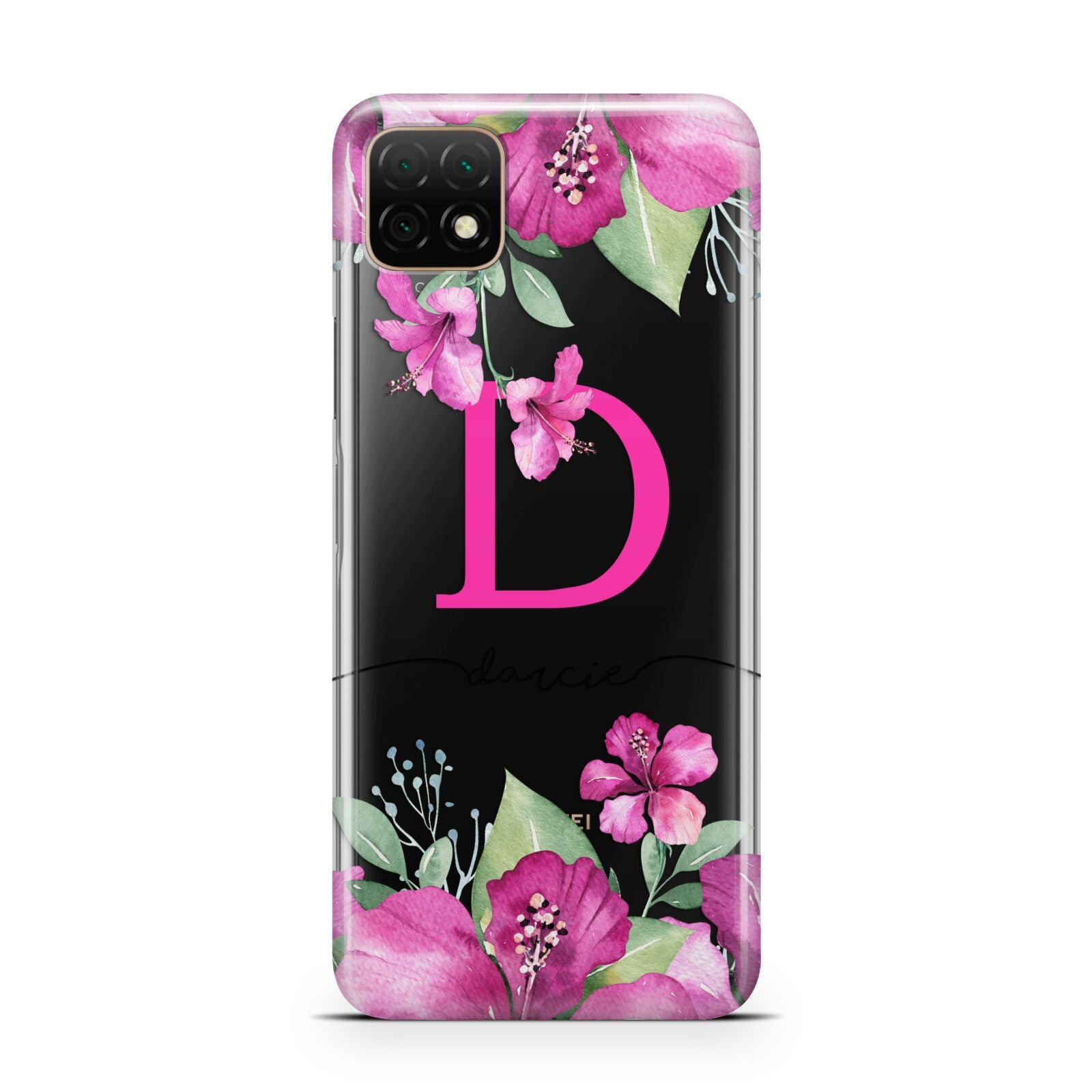 Personalised Pink Lilies Huawei Enjoy 20 Phone Case