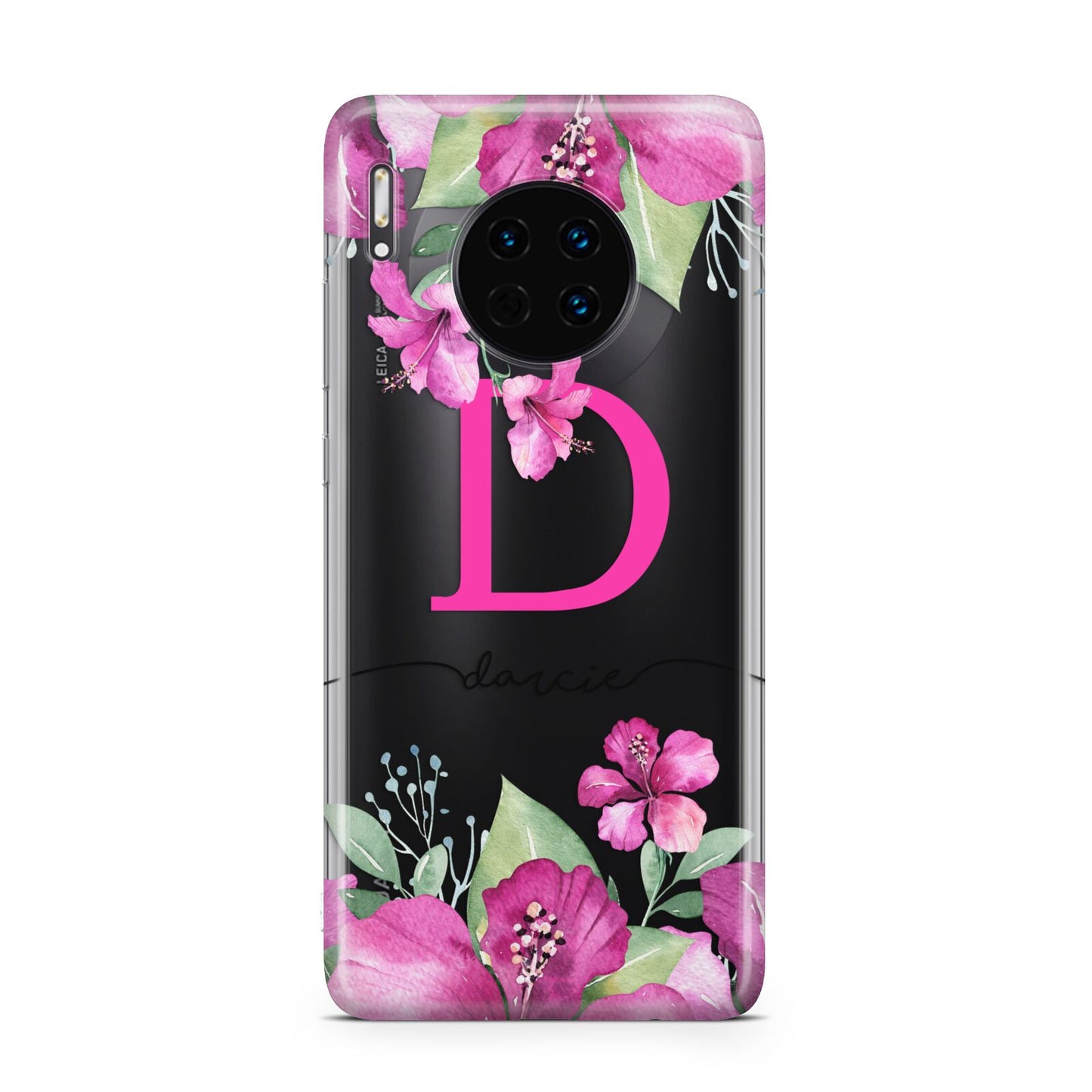 Personalised Pink Lilies Huawei Mate 30