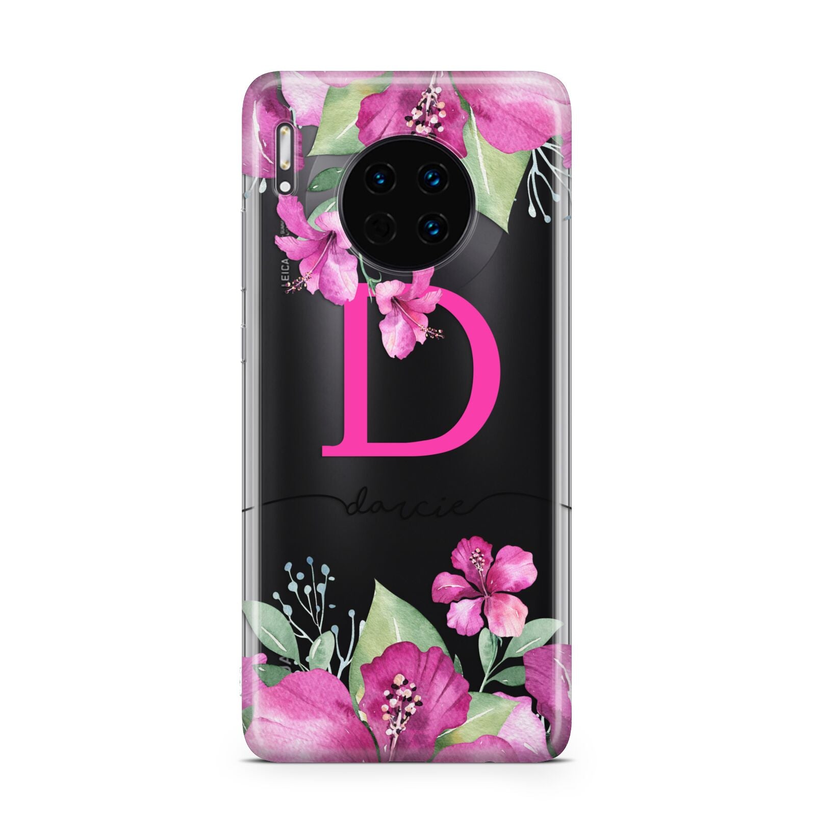 Personalised Pink Lilies Huawei Mate 30