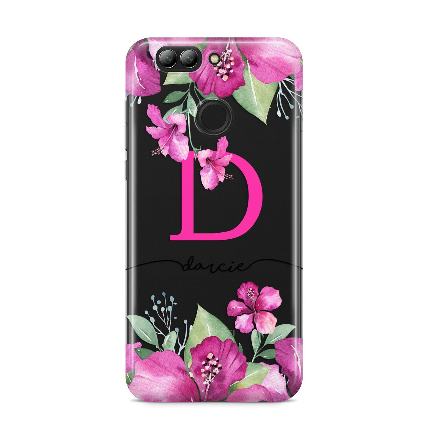 Personalised Pink Lilies Huawei Nova 2s Phone Case