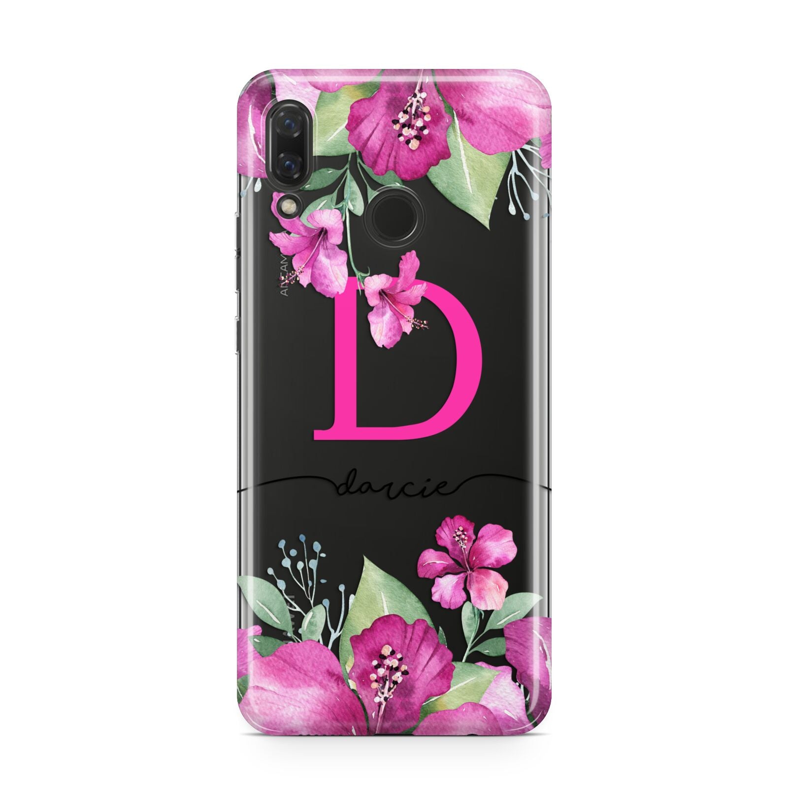 Personalised Pink Lilies Huawei Nova 3 Phone Case