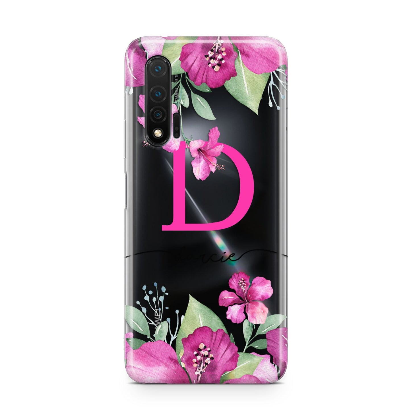 Personalised Pink Lilies Huawei Nova 6 Phone Case