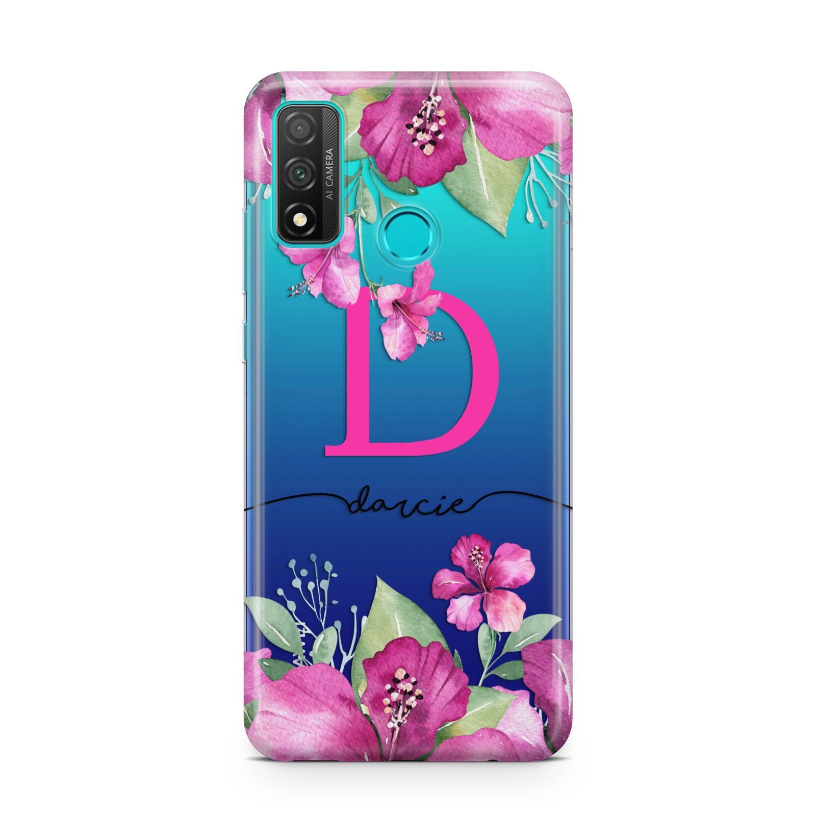 Personalised Pink Lilies Huawei P Smart 2020