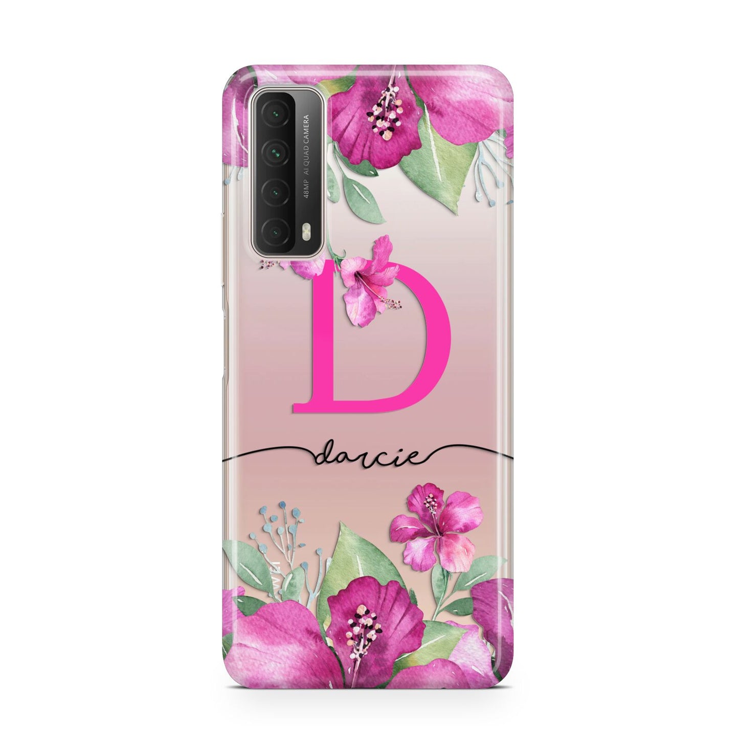 Personalised Pink Lilies Huawei P Smart 2021