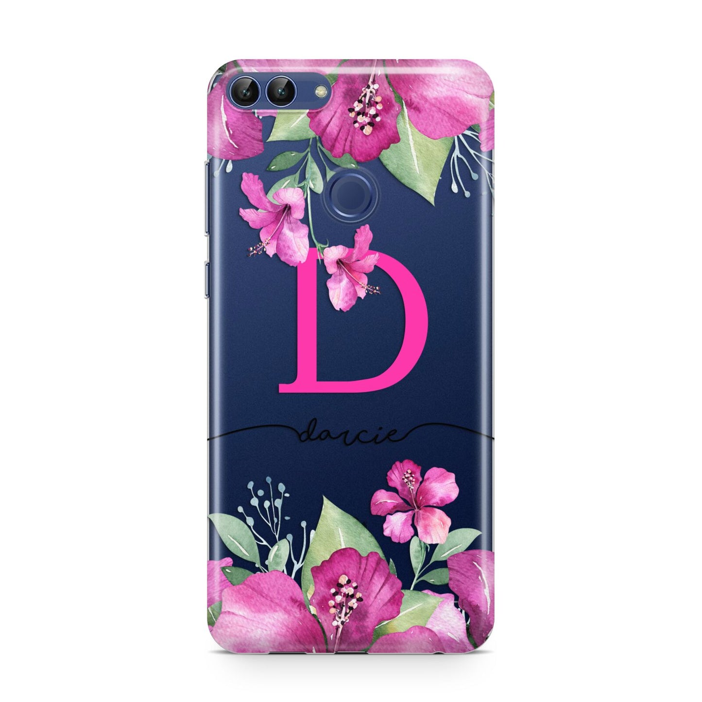 Personalised Pink Lilies Huawei P Smart Case