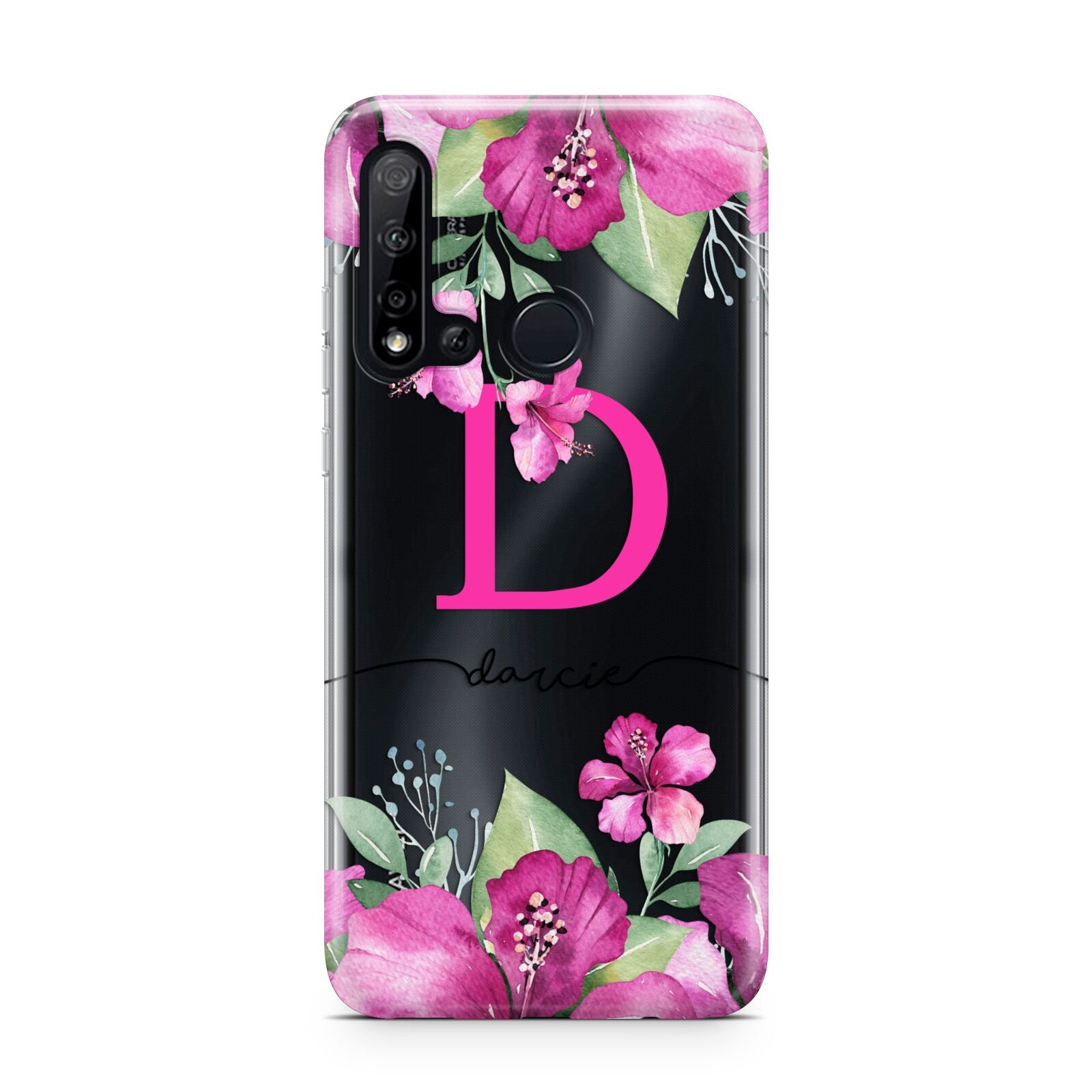 Personalised Pink Lilies Huawei P20 Lite 5G Phone Case