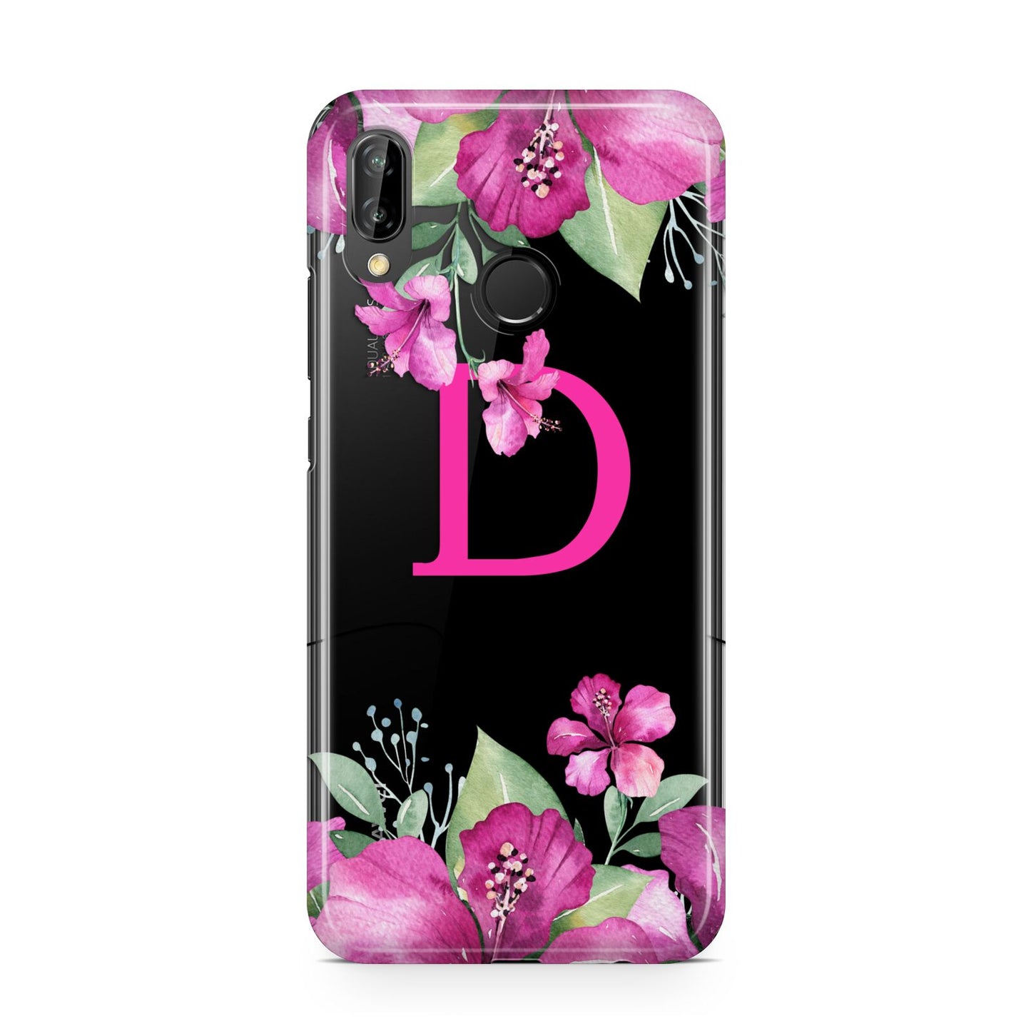 Personalised Pink Lilies Huawei P20 Lite Phone Case