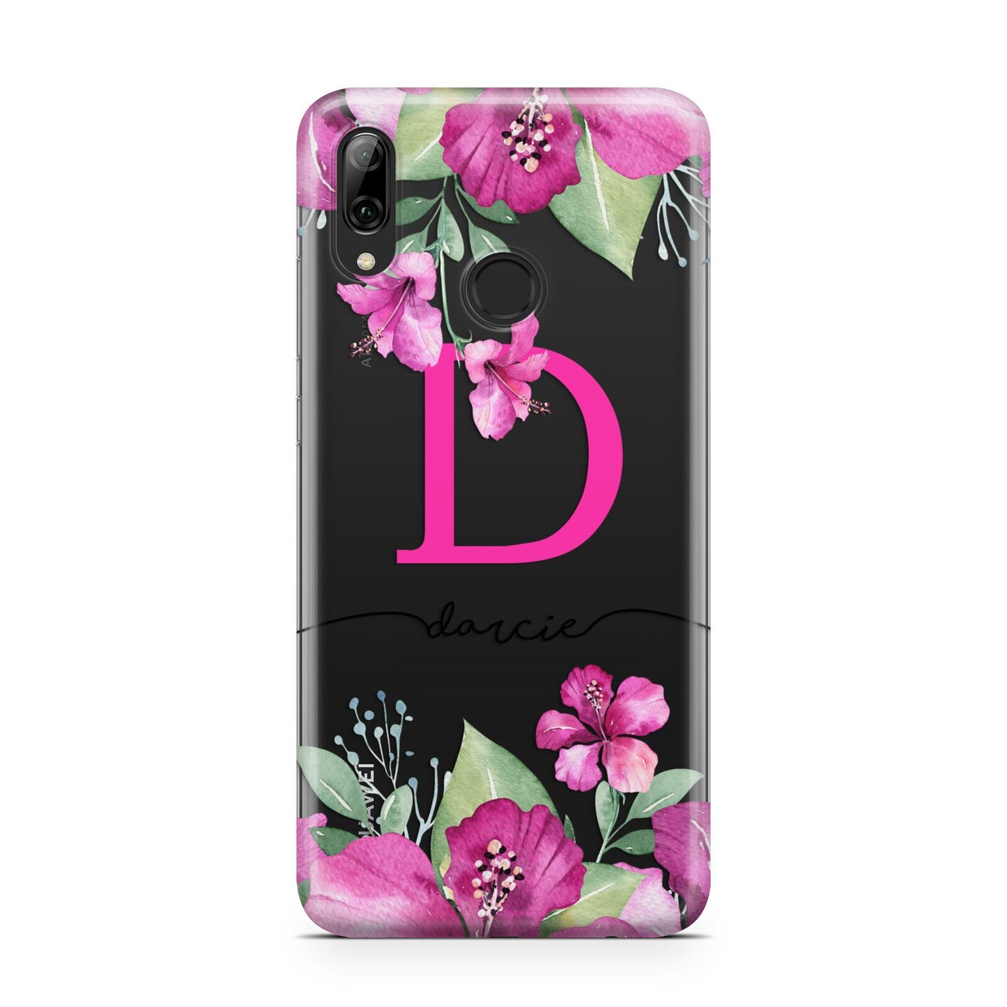 Personalised Pink Lilies Huawei Y7 2019