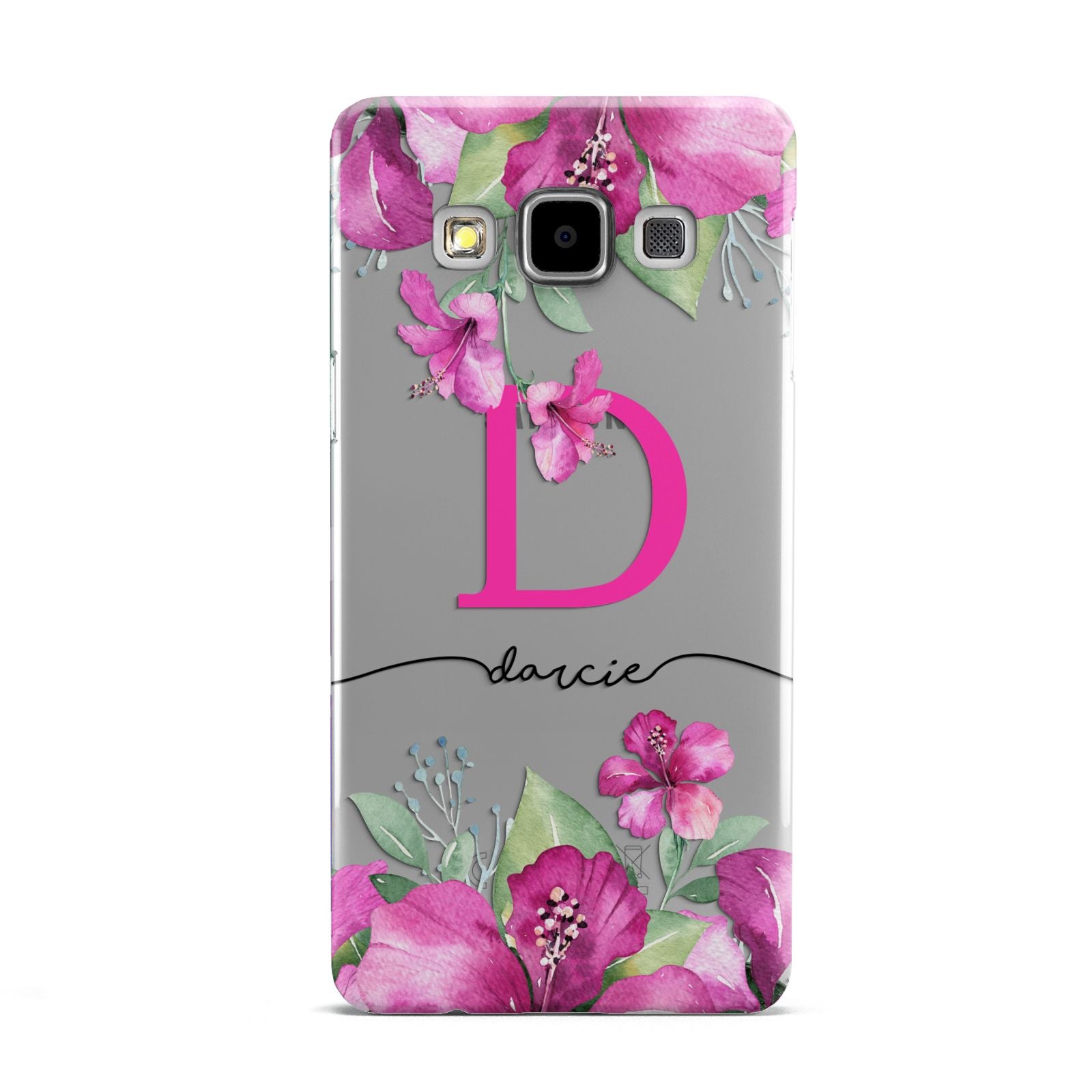 Personalised Pink Lilies Samsung Galaxy A5 Case